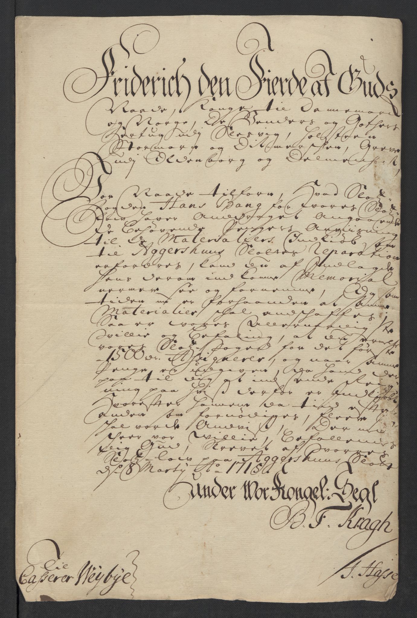 Rentekammeret inntil 1814, Reviderte regnskaper, Fogderegnskap, AV/RA-EA-4092/R10/L0453: Fogderegnskap Aker og Follo, 1715, p. 306