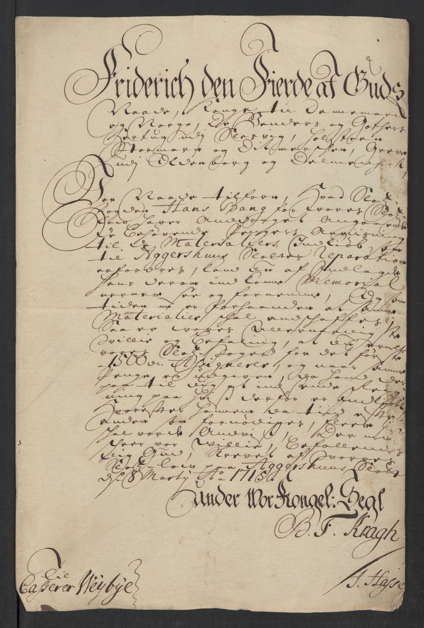 Rentekammeret inntil 1814, Reviderte regnskaper, Fogderegnskap, AV/RA-EA-4092/R10/L0453: Fogderegnskap Aker og Follo, 1715, p. 306