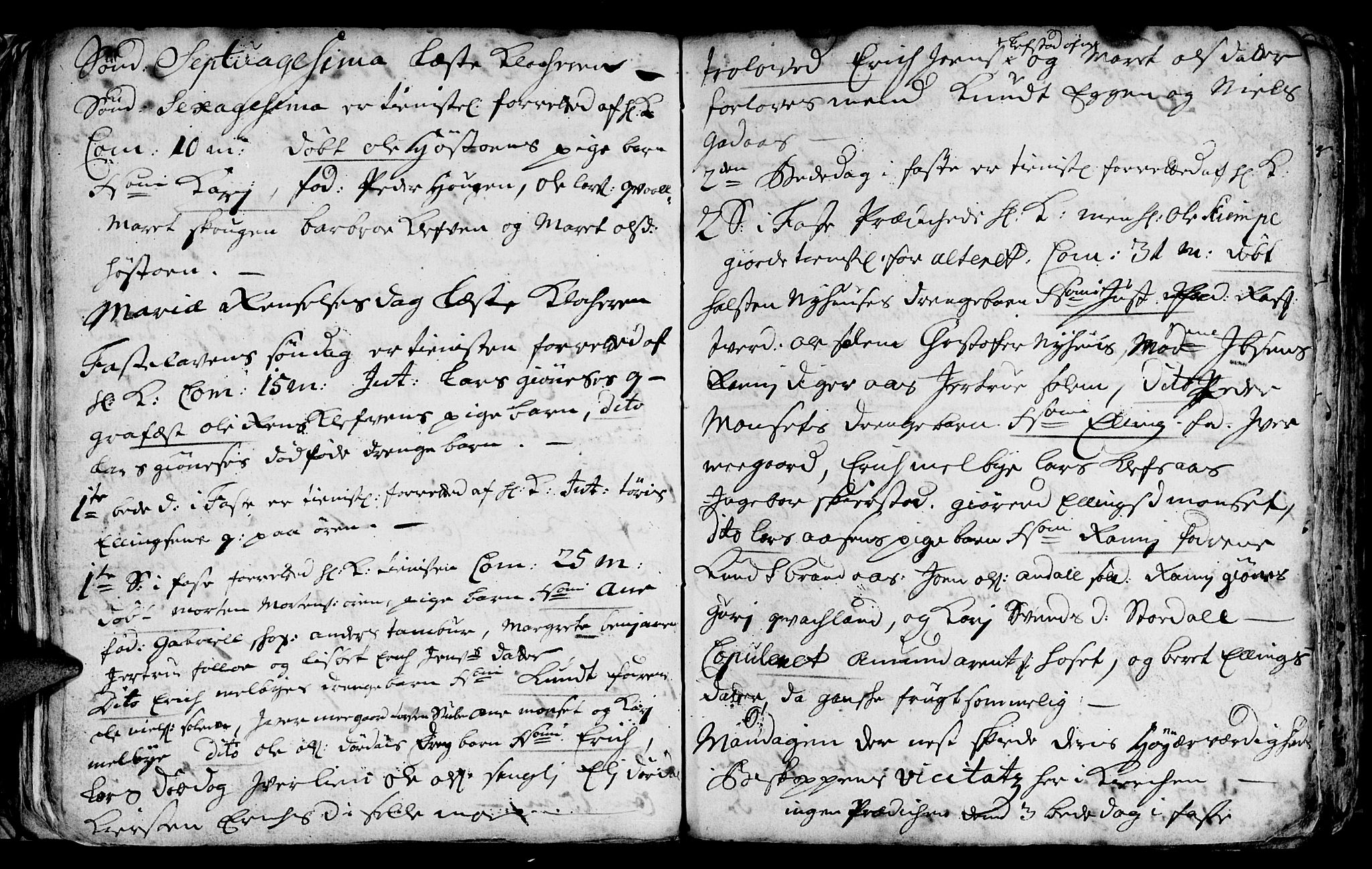 Ministerialprotokoller, klokkerbøker og fødselsregistre - Sør-Trøndelag, SAT/A-1456/668/L0812: Parish register (copy) no. 668C01, 1715-1742