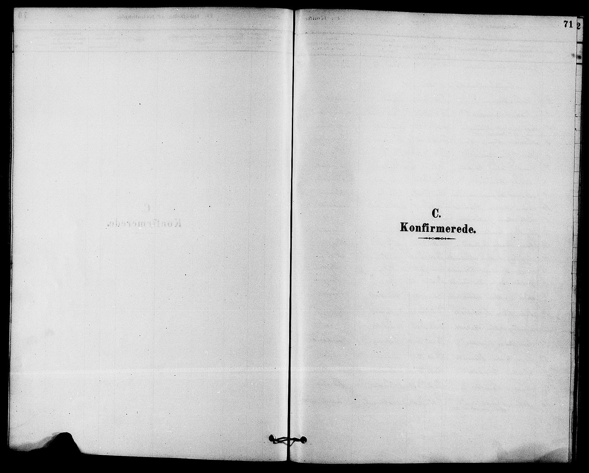 Solum kirkebøker, SAKO/A-306/F/Fb/L0001: Parish register (official) no. II 1, 1877-1892, p. 71