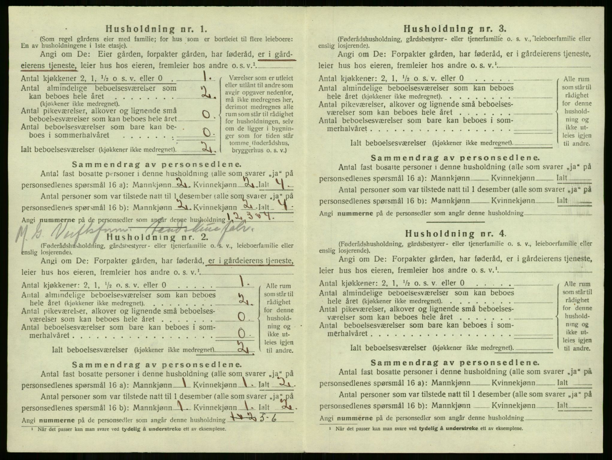 SAKO, 1920 census for Stokke, 1920, p. 269