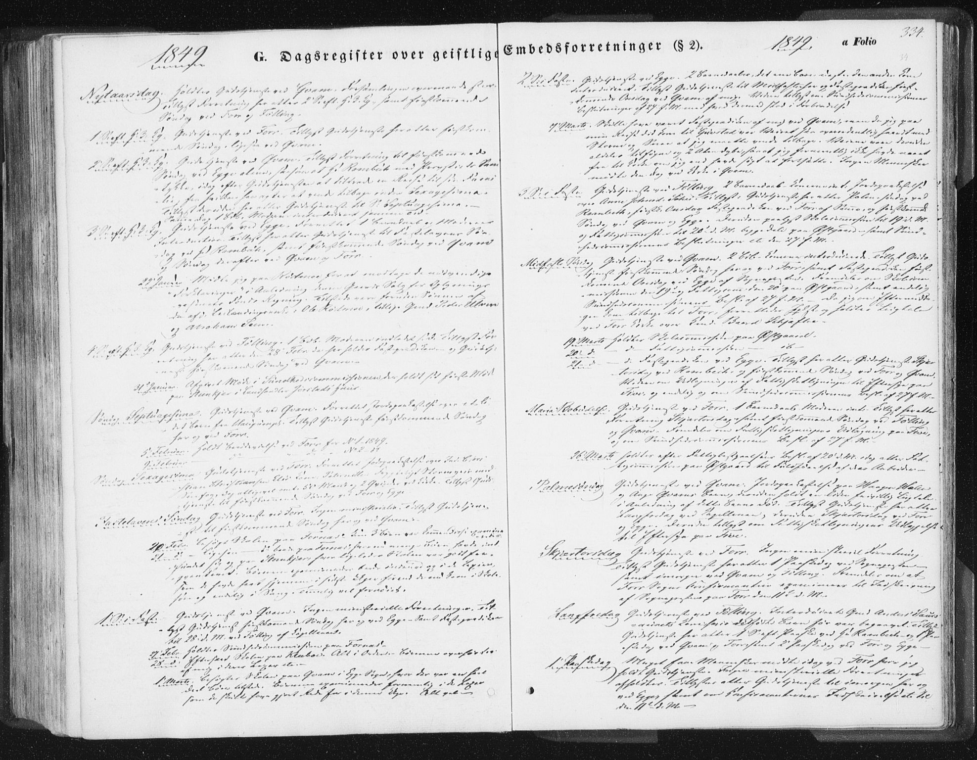 Ministerialprotokoller, klokkerbøker og fødselsregistre - Nord-Trøndelag, SAT/A-1458/746/L0446: Parish register (official) no. 746A05, 1846-1859, p. 334