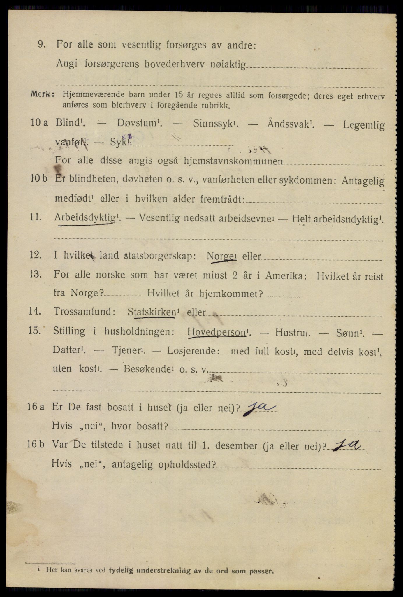 SAO, 1920 census for Aker, 1920, p. 122013