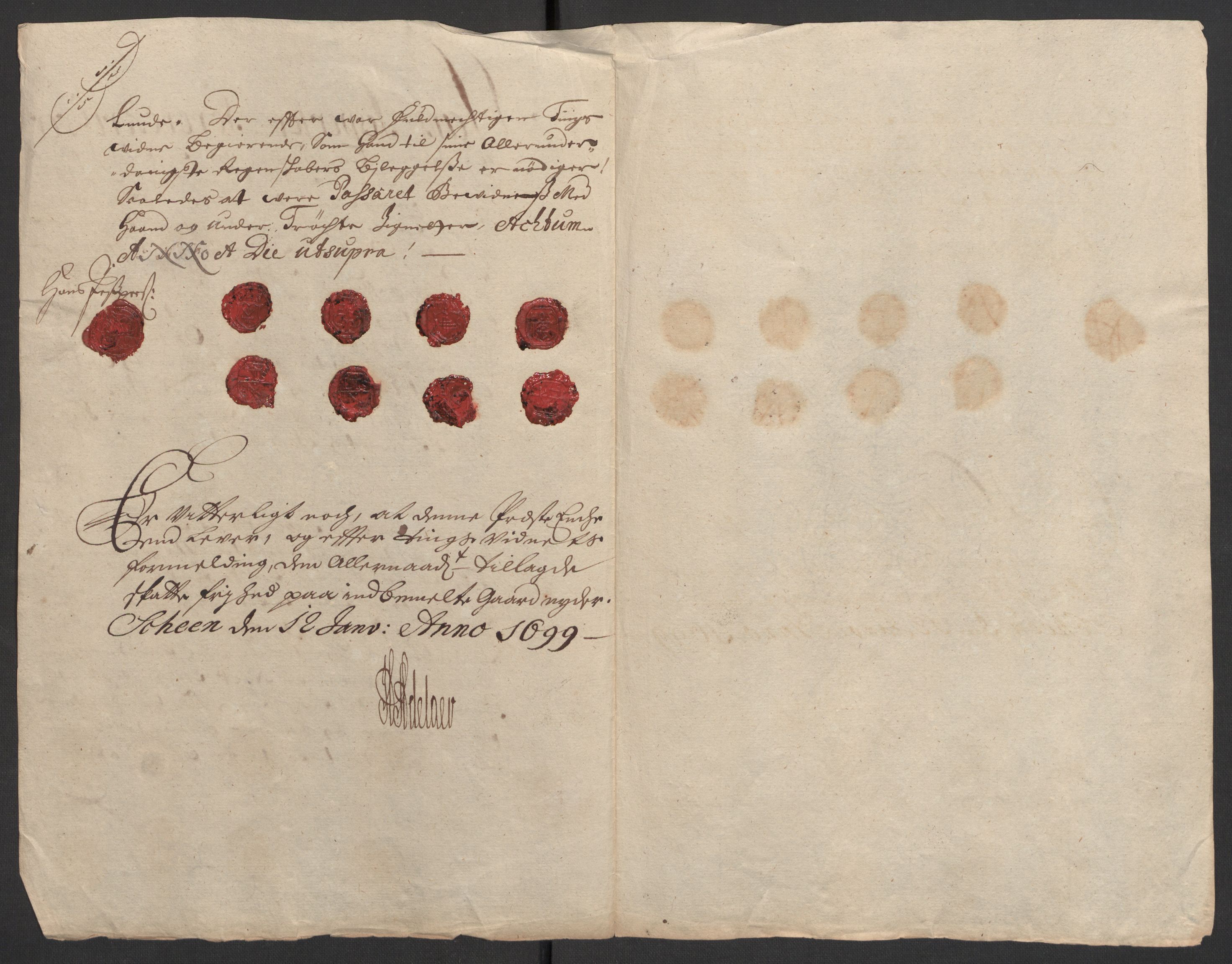 Rentekammeret inntil 1814, Reviderte regnskaper, Fogderegnskap, AV/RA-EA-4092/R36/L2099: Fogderegnskap Øvre og Nedre Telemark og Bamble, 1698, p. 196
