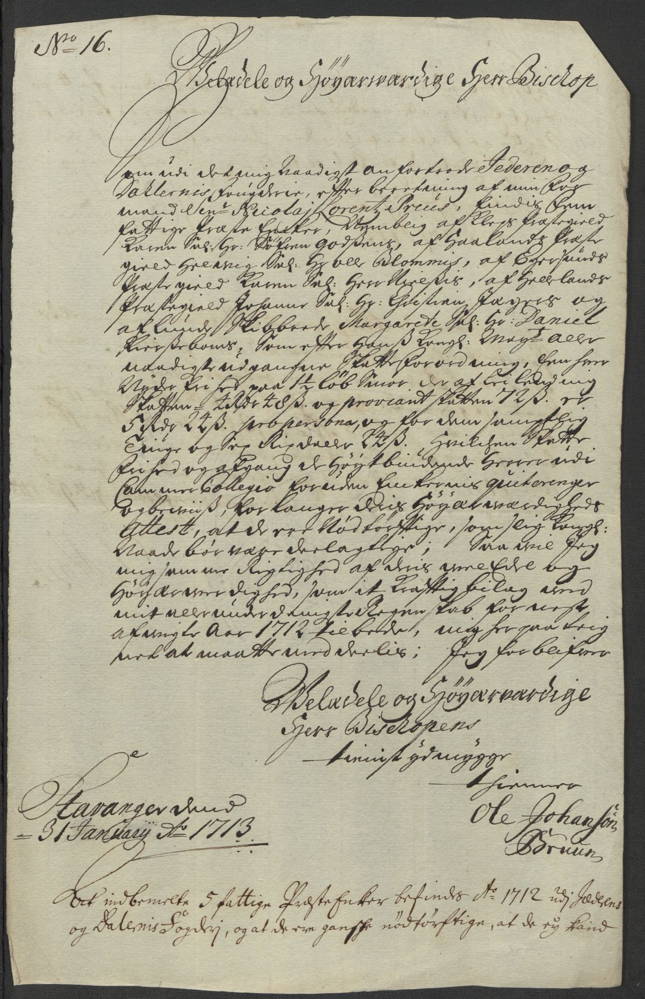 Rentekammeret inntil 1814, Reviderte regnskaper, Fogderegnskap, AV/RA-EA-4092/R46/L2737: Fogderegnskap Jæren og Dalane, 1712, p. 182