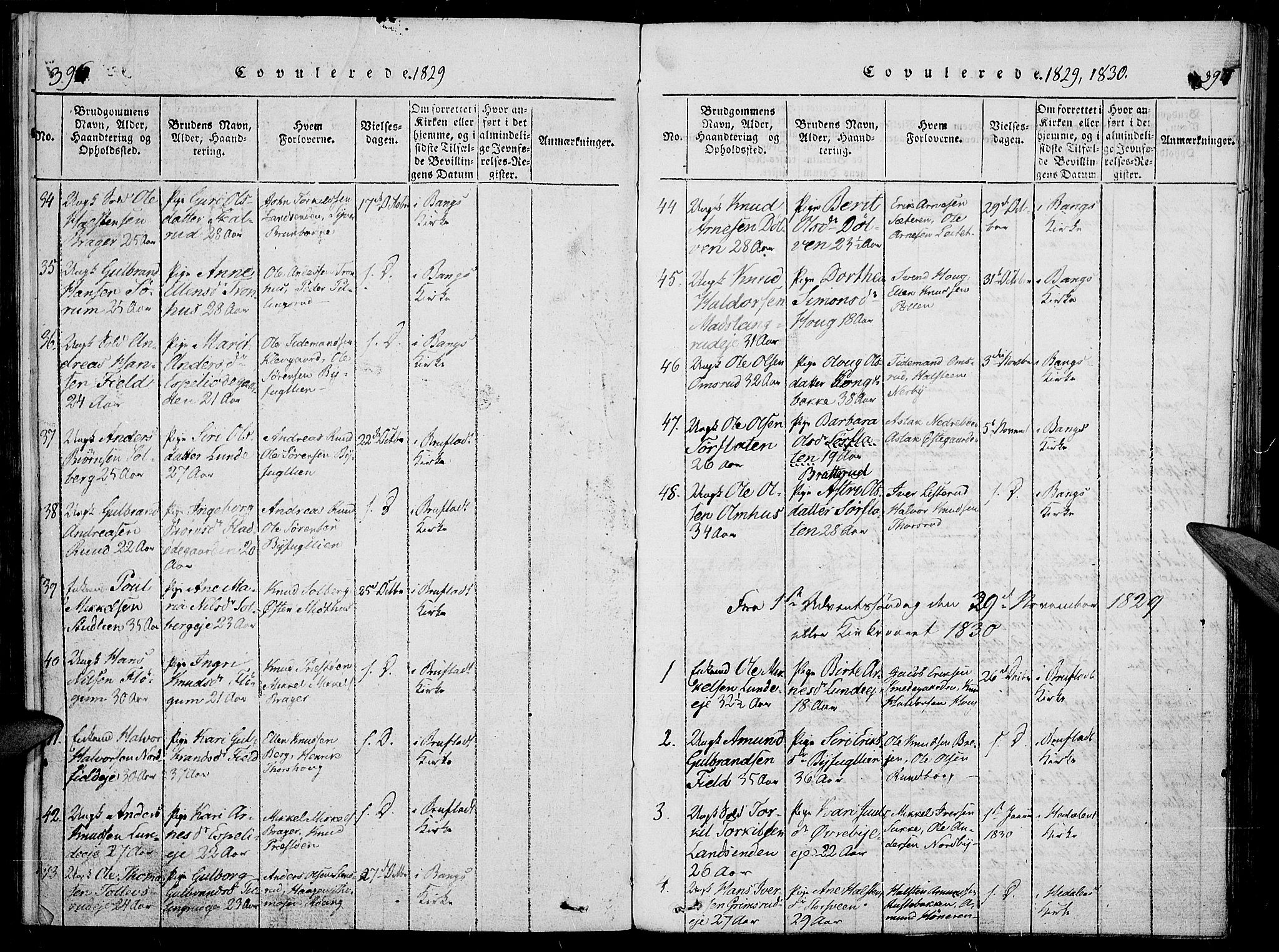 Sør-Aurdal prestekontor, SAH/PREST-128/H/Ha/Haa/L0003: Parish register (official) no. 3, 1825-1840, p. 396-397