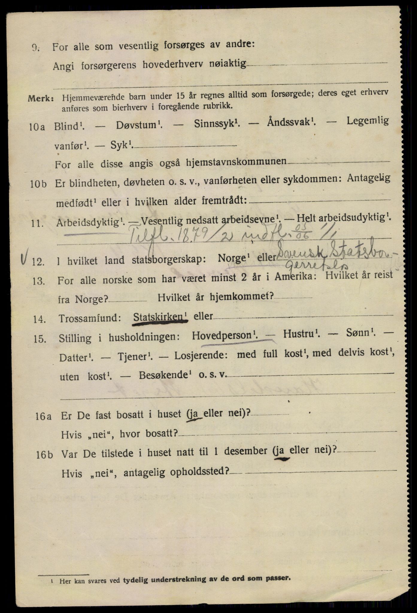 SAO, 1920 census for Kristiania, 1920, p. 233486