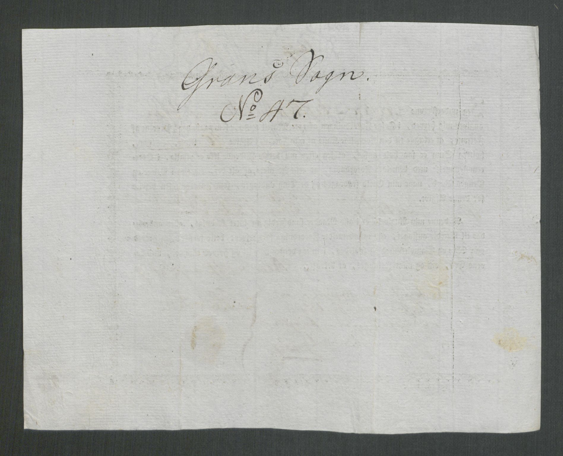 Rentekammeret inntil 1814, Reviderte regnskaper, Mindre regnskaper, AV/RA-EA-4068/Rf/Rfe/L0051: Toten fogderi, Trondheim, 1789, p. 289