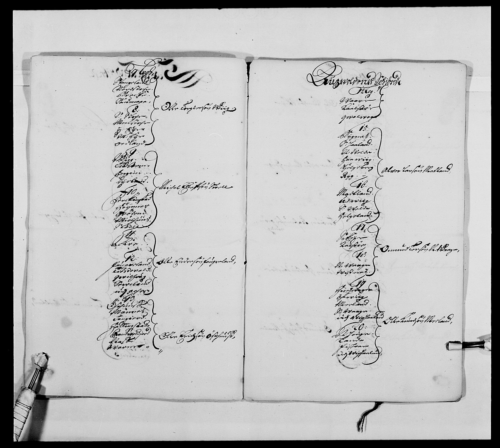 Kommanderende general (KG I) med Det norske krigsdirektorium, AV/RA-EA-5419/E/Ea/L0473: Marineregimentet, 1664-1701, p. 252