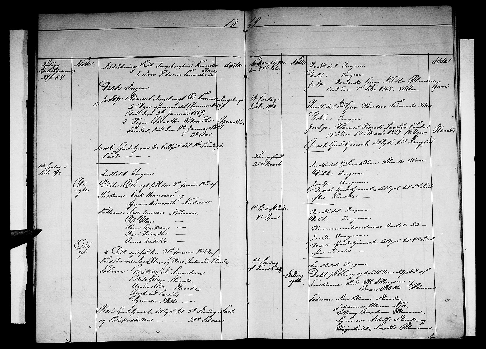 Sogndal sokneprestembete, SAB/A-81301/H/Hab/Habc/L0001: Parish register (copy) no. C 1, 1868-1883, p. 8