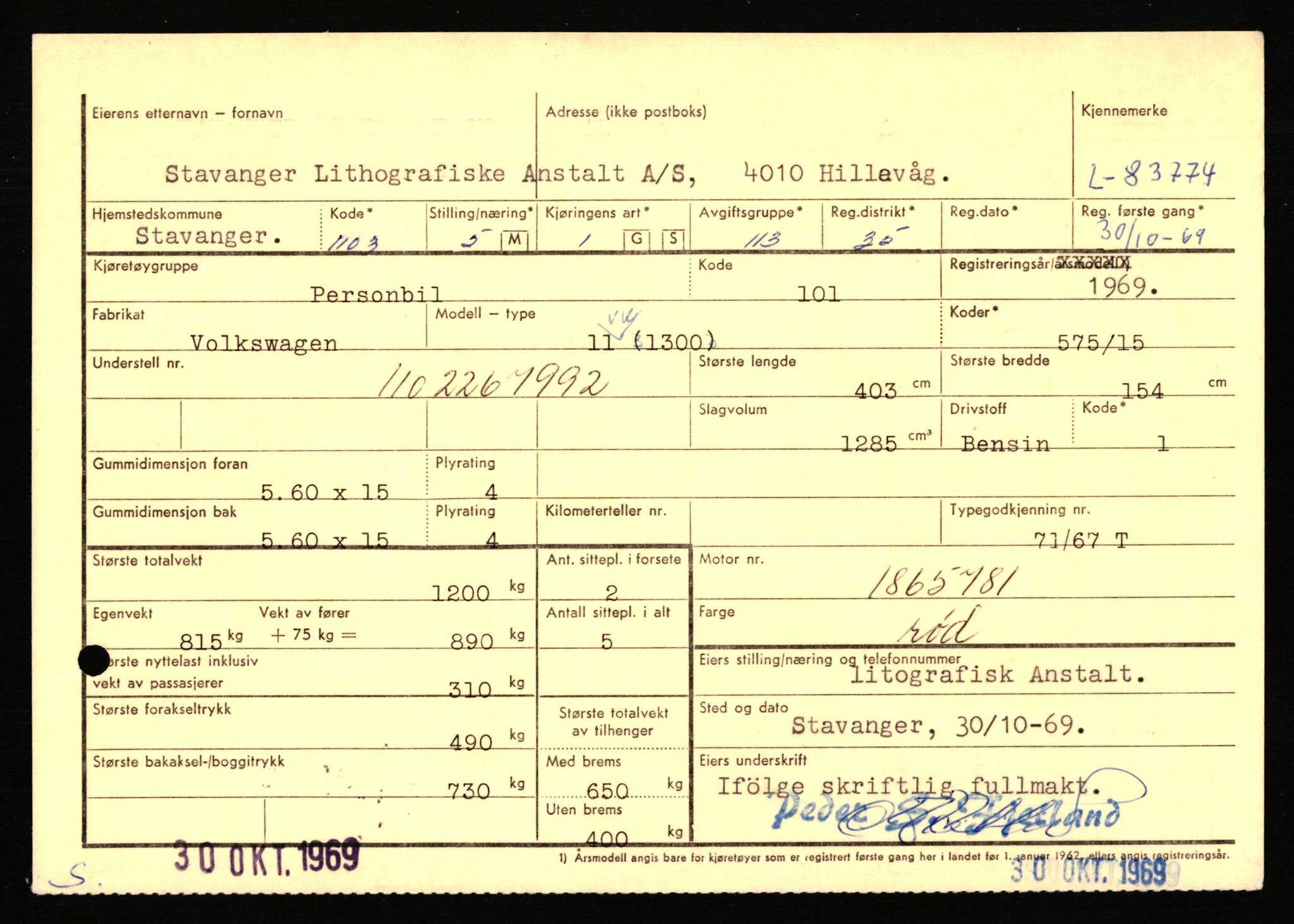 Stavanger trafikkstasjon, AV/SAST-A-101942/0/F/L0072: L-82200 - L-84099, 1930-1971, p. 1827