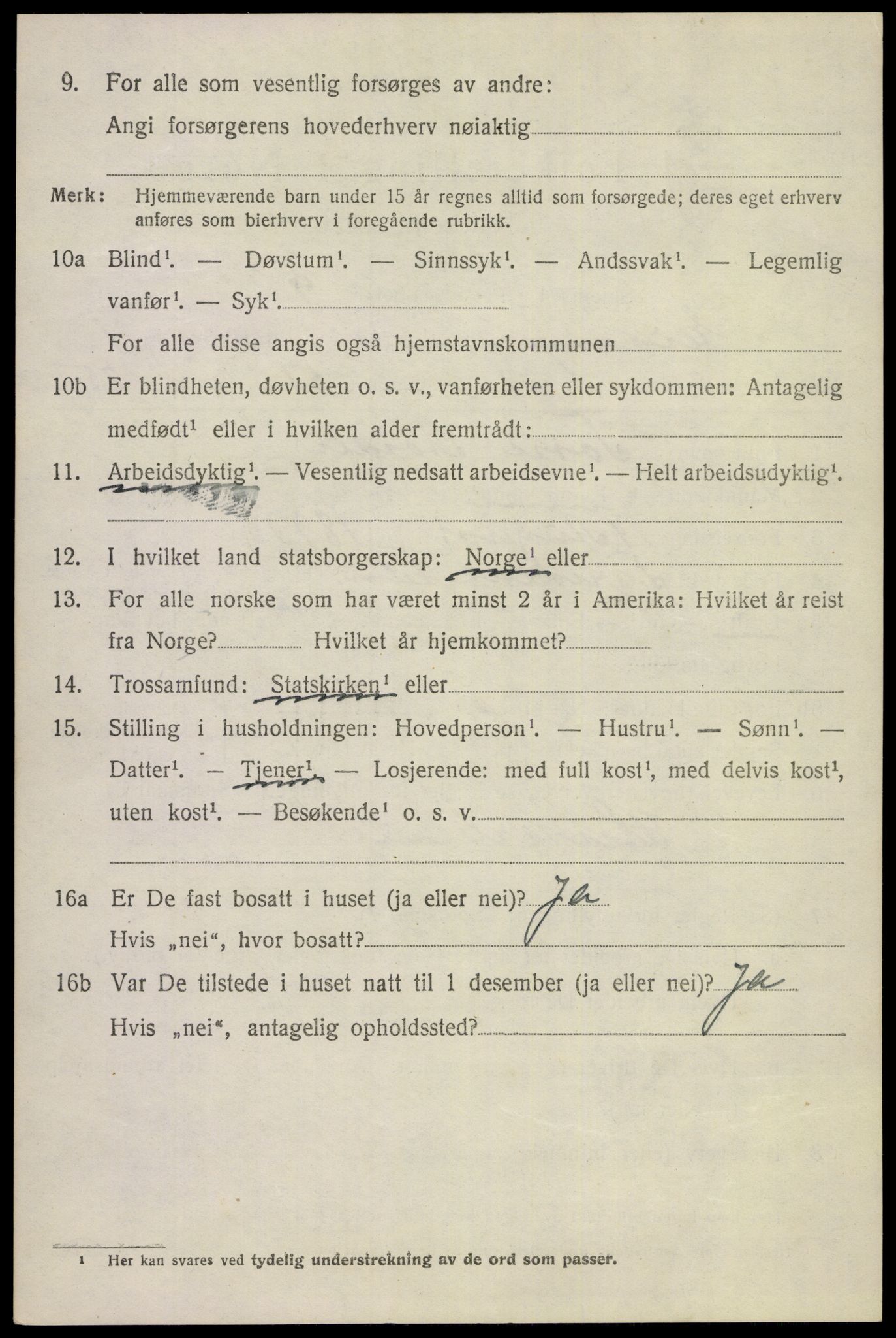 SAKO, 1920 census for Eidanger, 1920, p. 2015