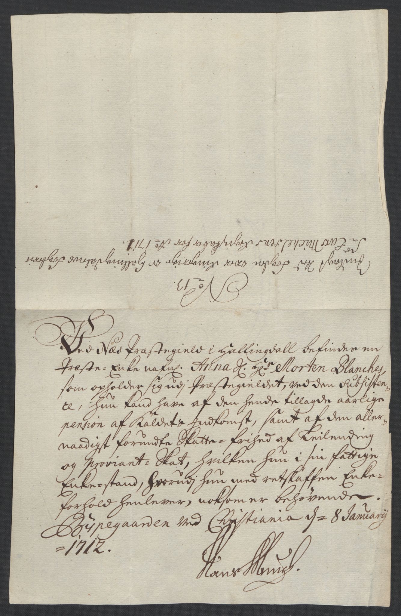 Rentekammeret inntil 1814, Reviderte regnskaper, Fogderegnskap, RA/EA-4092/R23/L1469: Fogderegnskap Ringerike og Hallingdal, 1711, p. 198