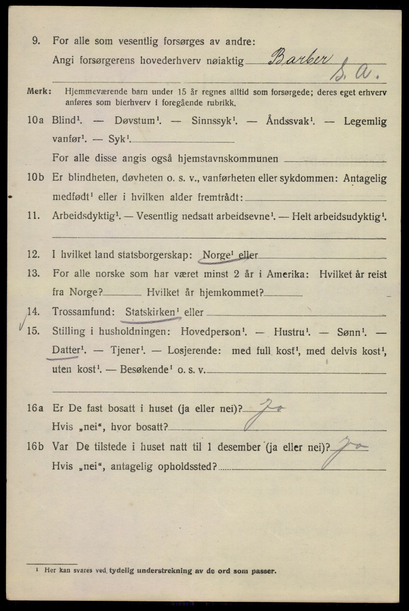 SAO, 1920 census for Kristiania, 1920, p. 187928
