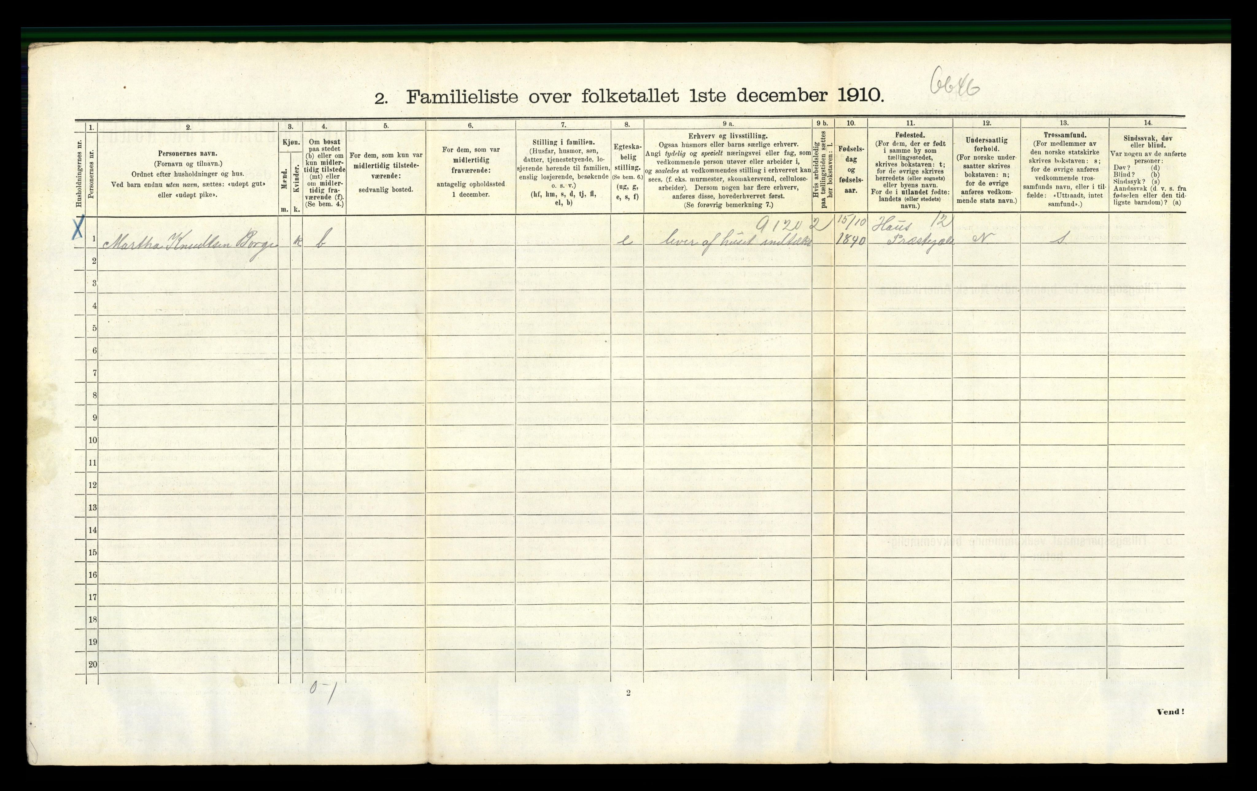 RA, 1910 census for Bergen, 1910, p. 33360