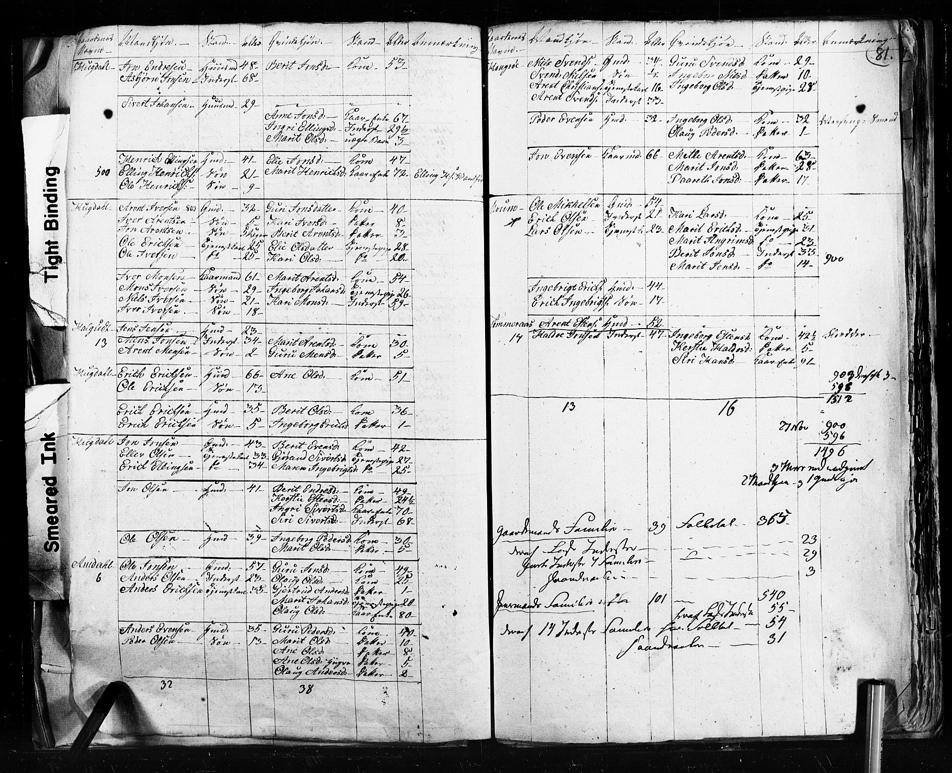 , 1825 Census for Støren parish, 1825, p. 81