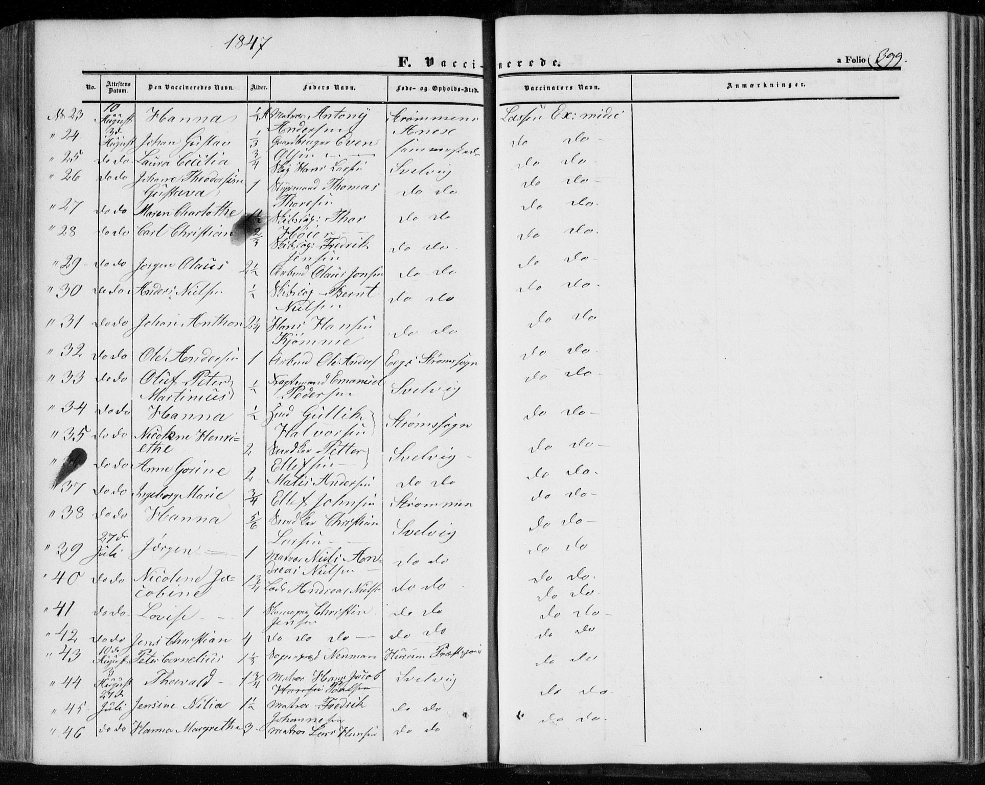 Hurum kirkebøker, SAKO/A-229/F/Fa/L0011: Parish register (official) no. 11, 1847-1860, p. 399