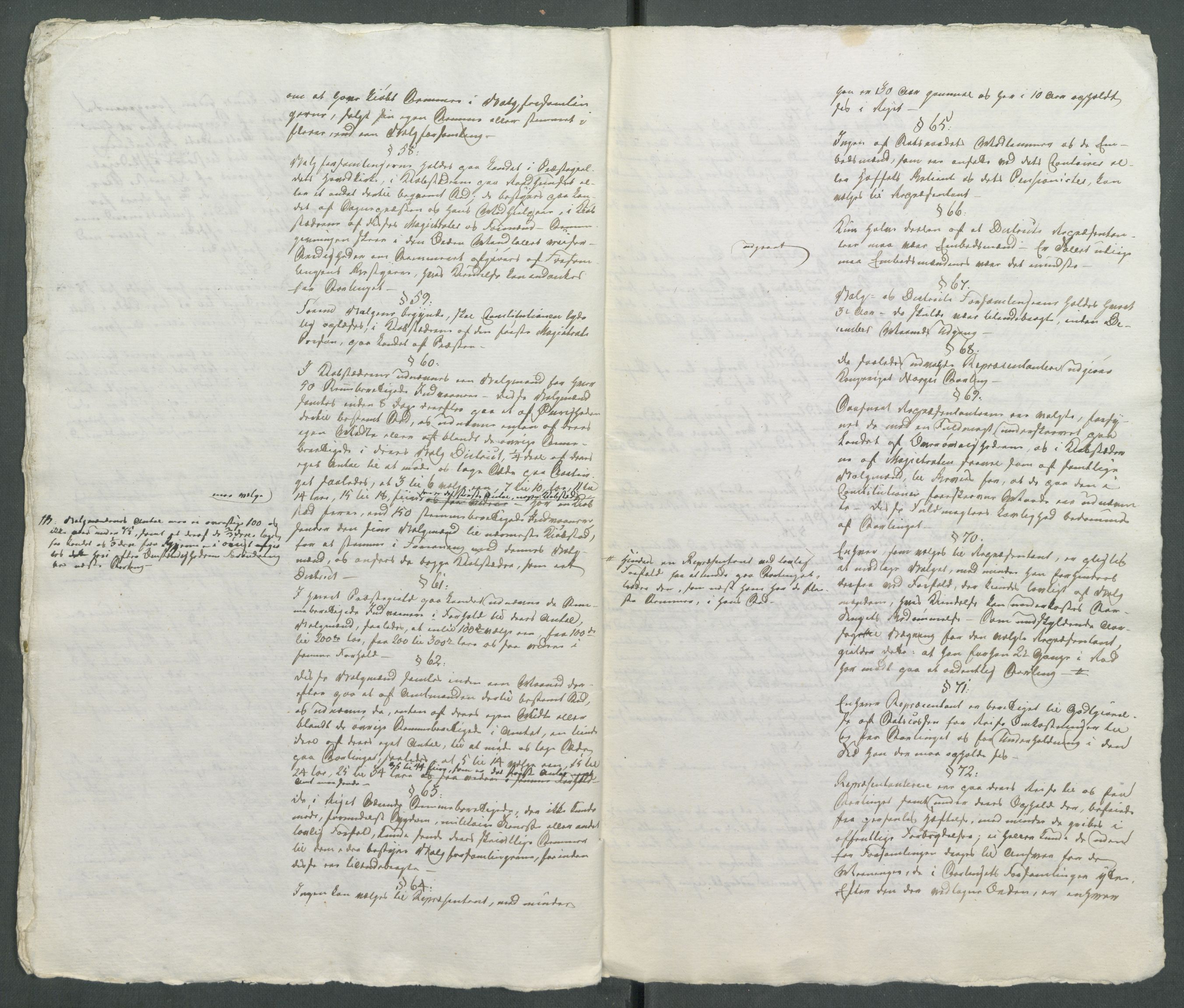 Forskjellige samlinger, Historisk-kronologisk samling, AV/RA-EA-4029/G/Ga/L0009A: Historisk-kronologisk samling. Dokumenter fra januar og ut september 1814. , 1814, p. 167