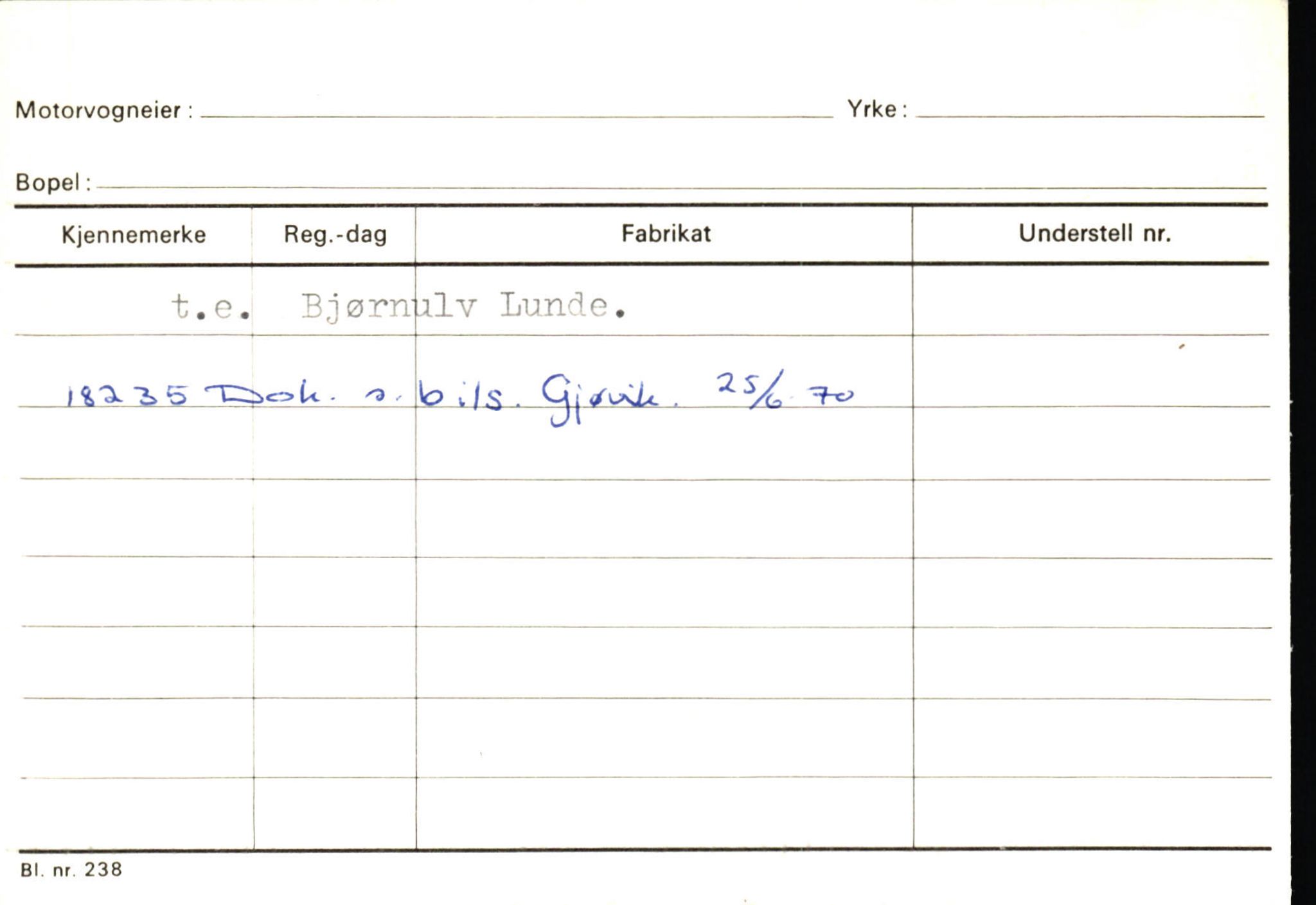 Statens vegvesen, Sogn og Fjordane vegkontor, AV/SAB-A-5301/4/F/L0124: Eigarregister Sogndal A-U, 1945-1975, p. 1102