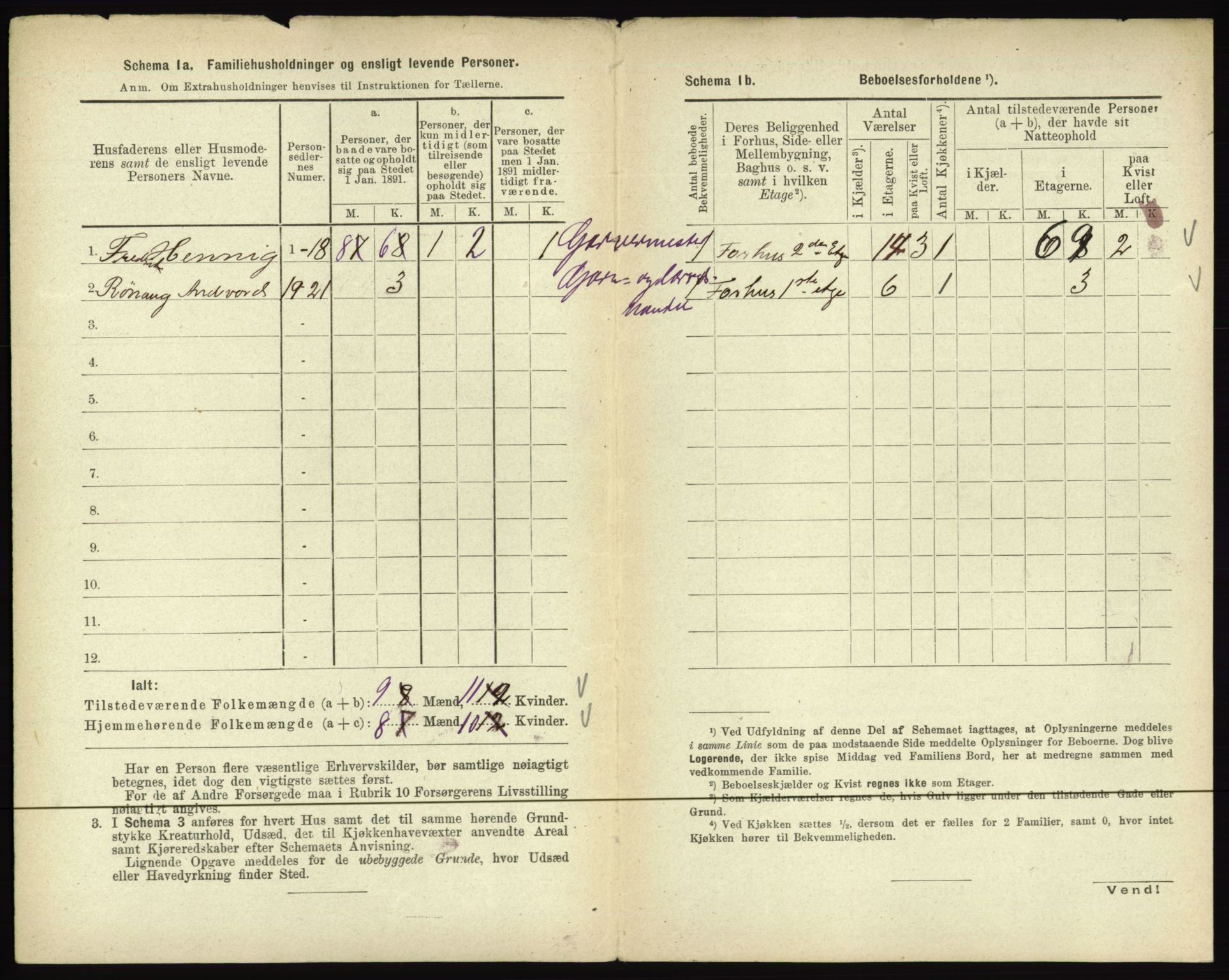 RA, 1891 census for 0502 Gjøvik, 1891, p. 189