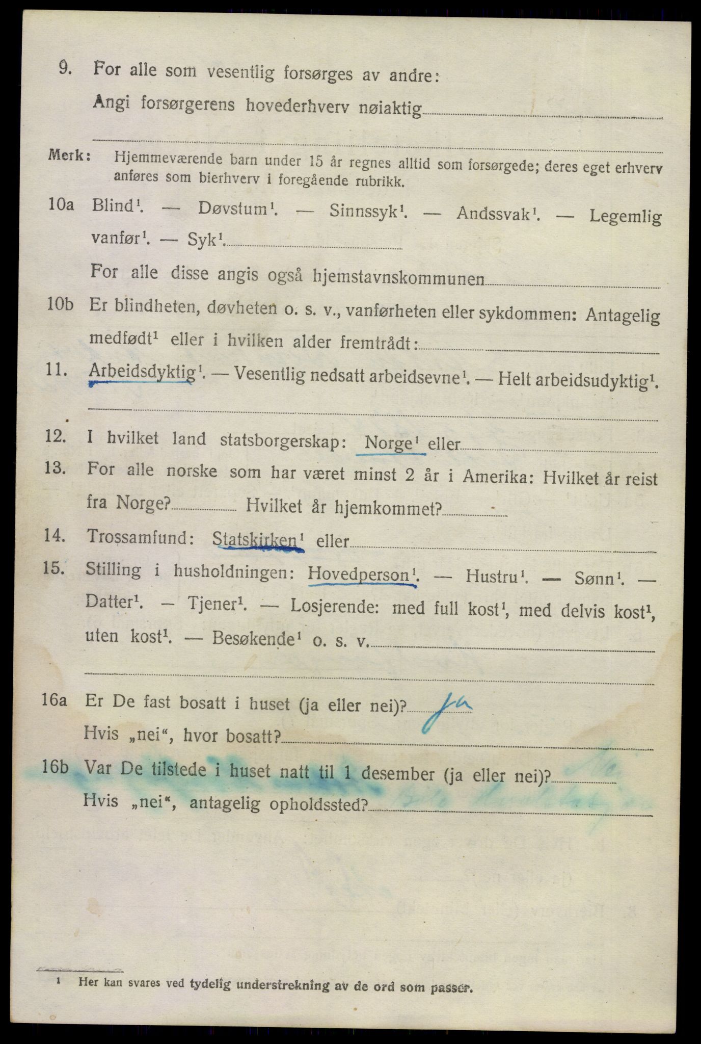 SAKO, 1920 census for Stokke, 1920, p. 12239