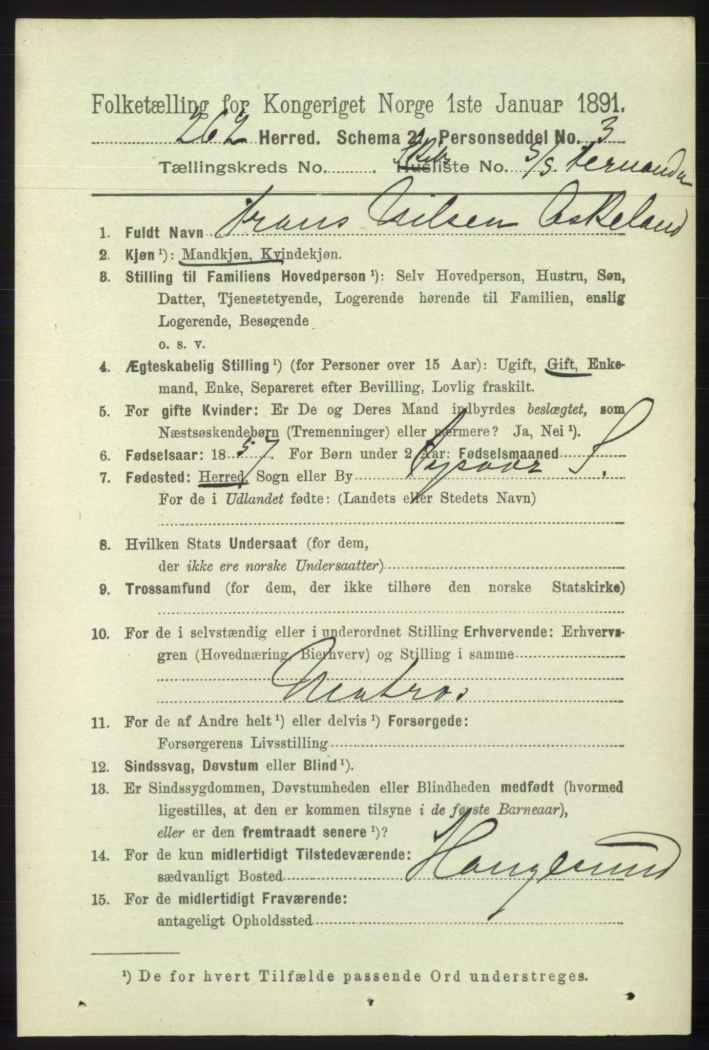 RA, 1891 census for 1247 Askøy, 1891, p. 7686