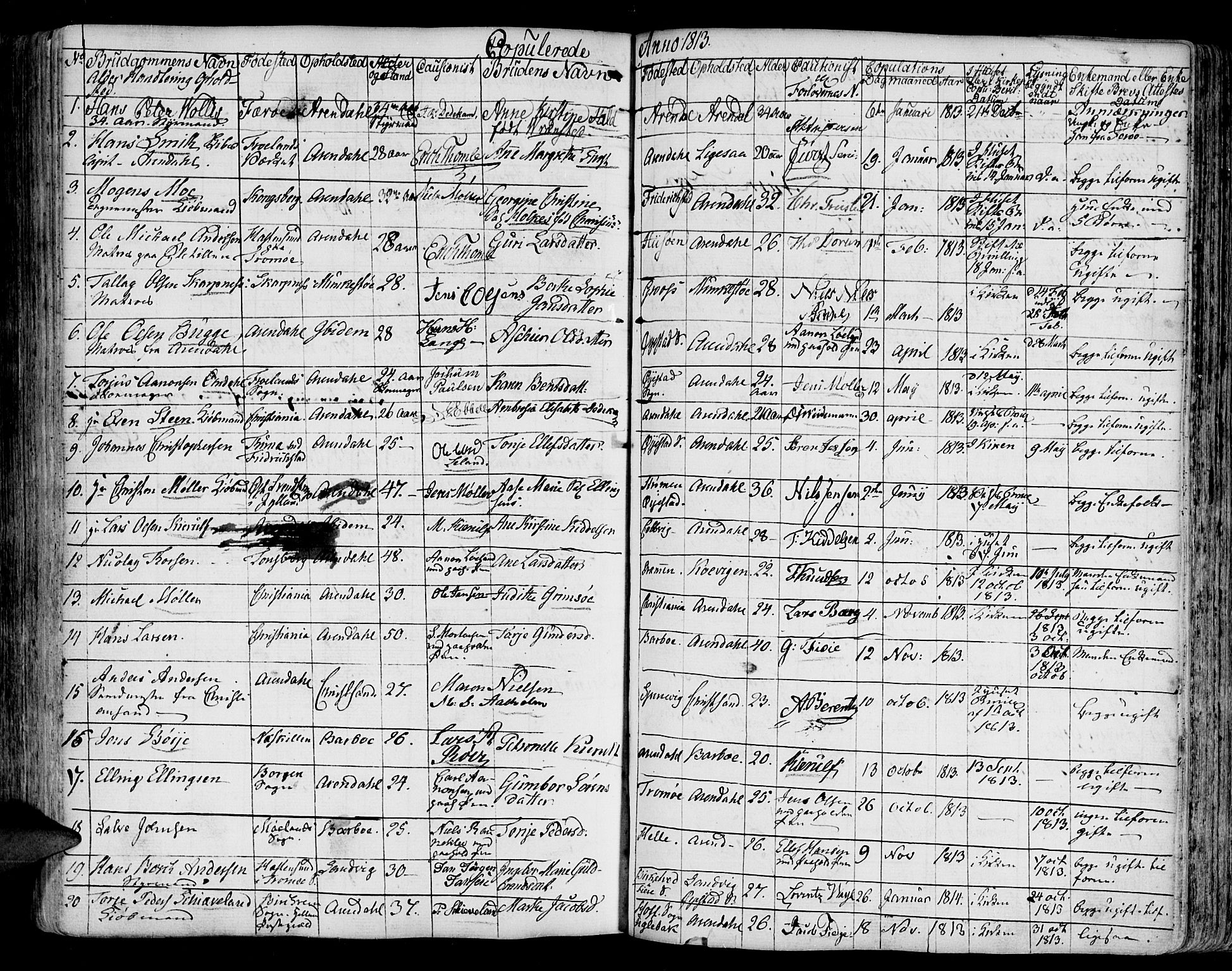 Arendal sokneprestkontor, Trefoldighet, AV/SAK-1111-0040/F/Fa/L0001: Parish register (official) no. A 1, 1703-1815, p. 337