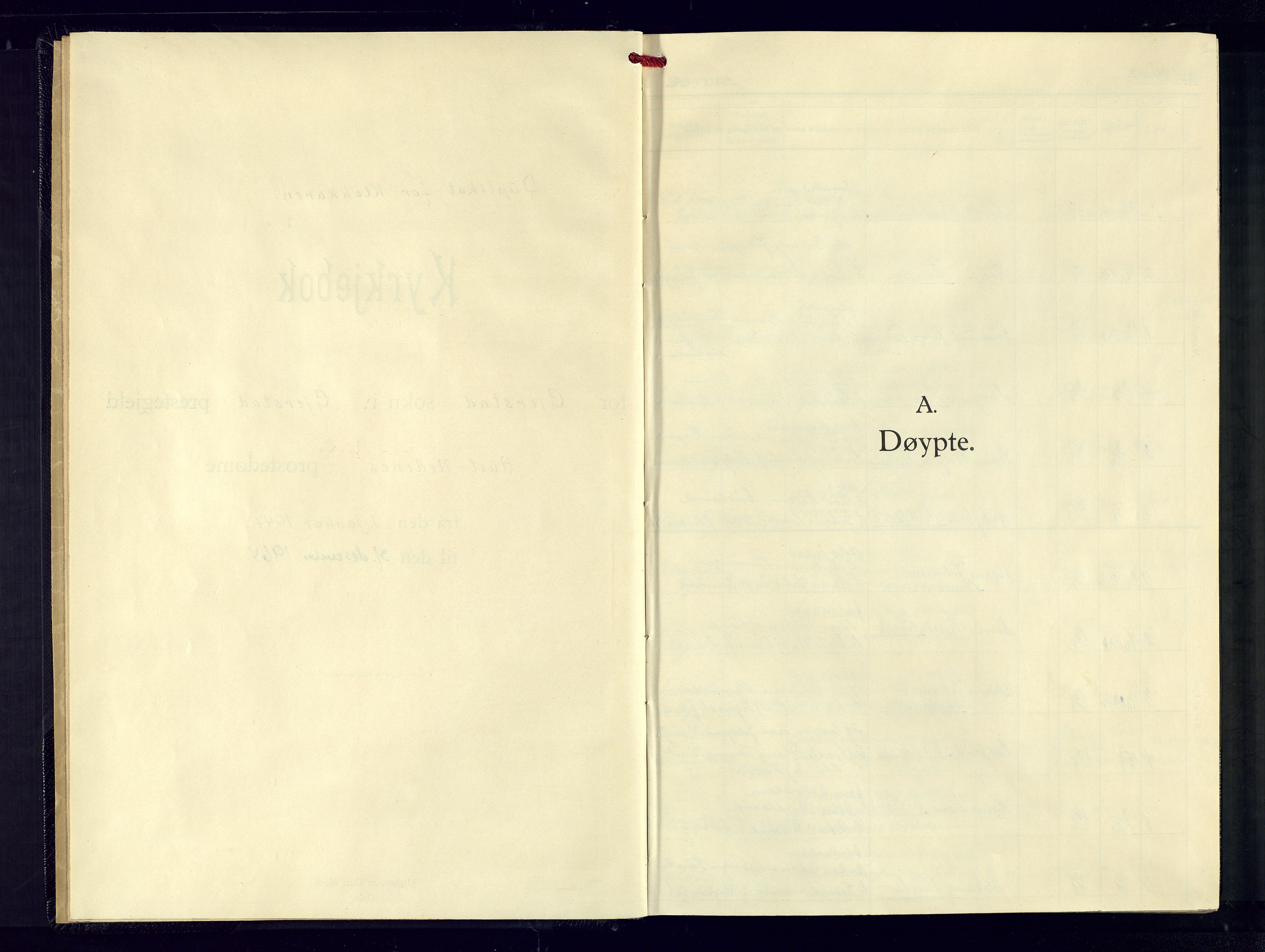 Gjerstad sokneprestkontor, AV/SAK-1111-0014/F/Fb/Fba/L0010: Parish register (copy) no. B-10, 1947-1964