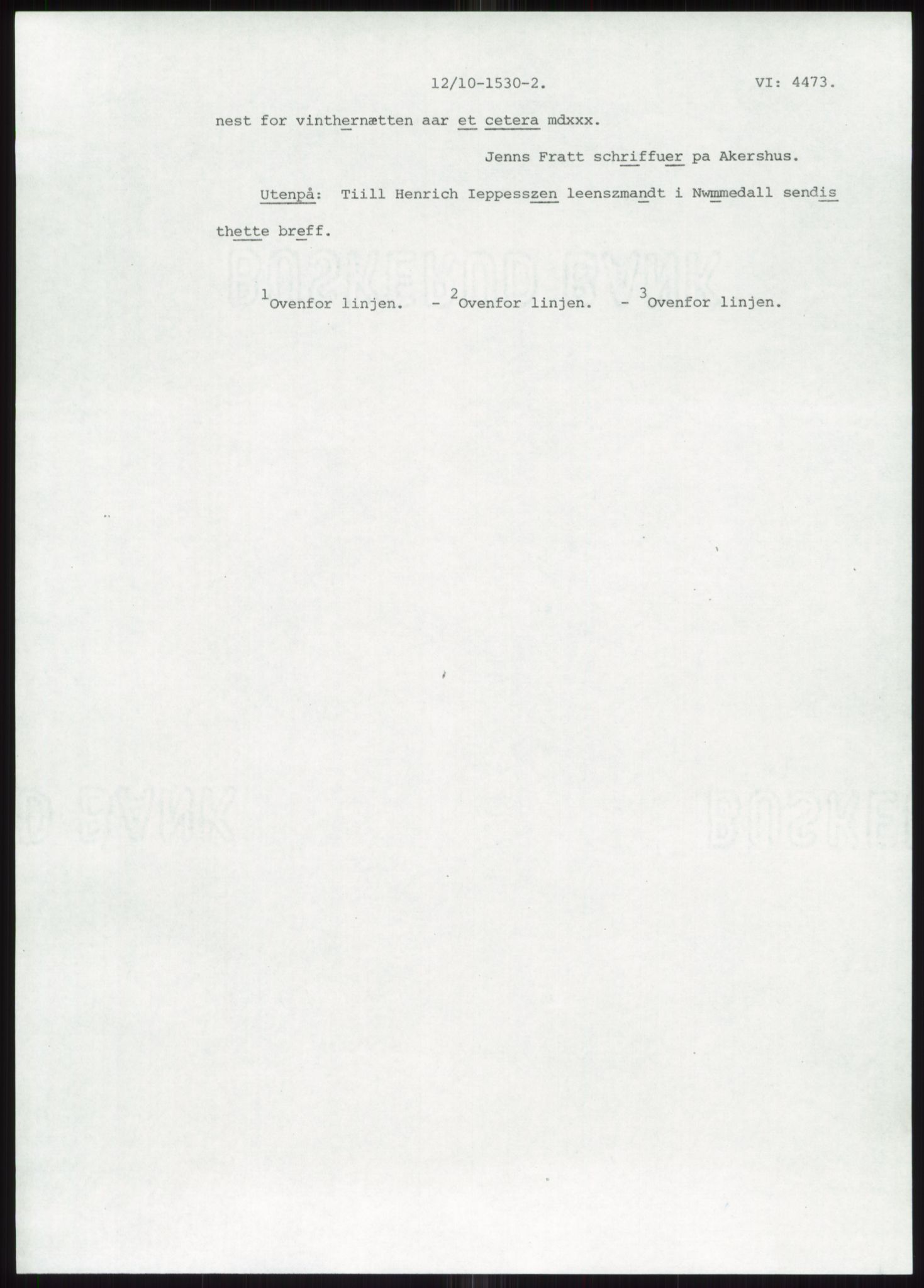 Samlinger til kildeutgivelse, Diplomavskriftsamlingen, AV/RA-EA-4053/H/Ha, p. 1772