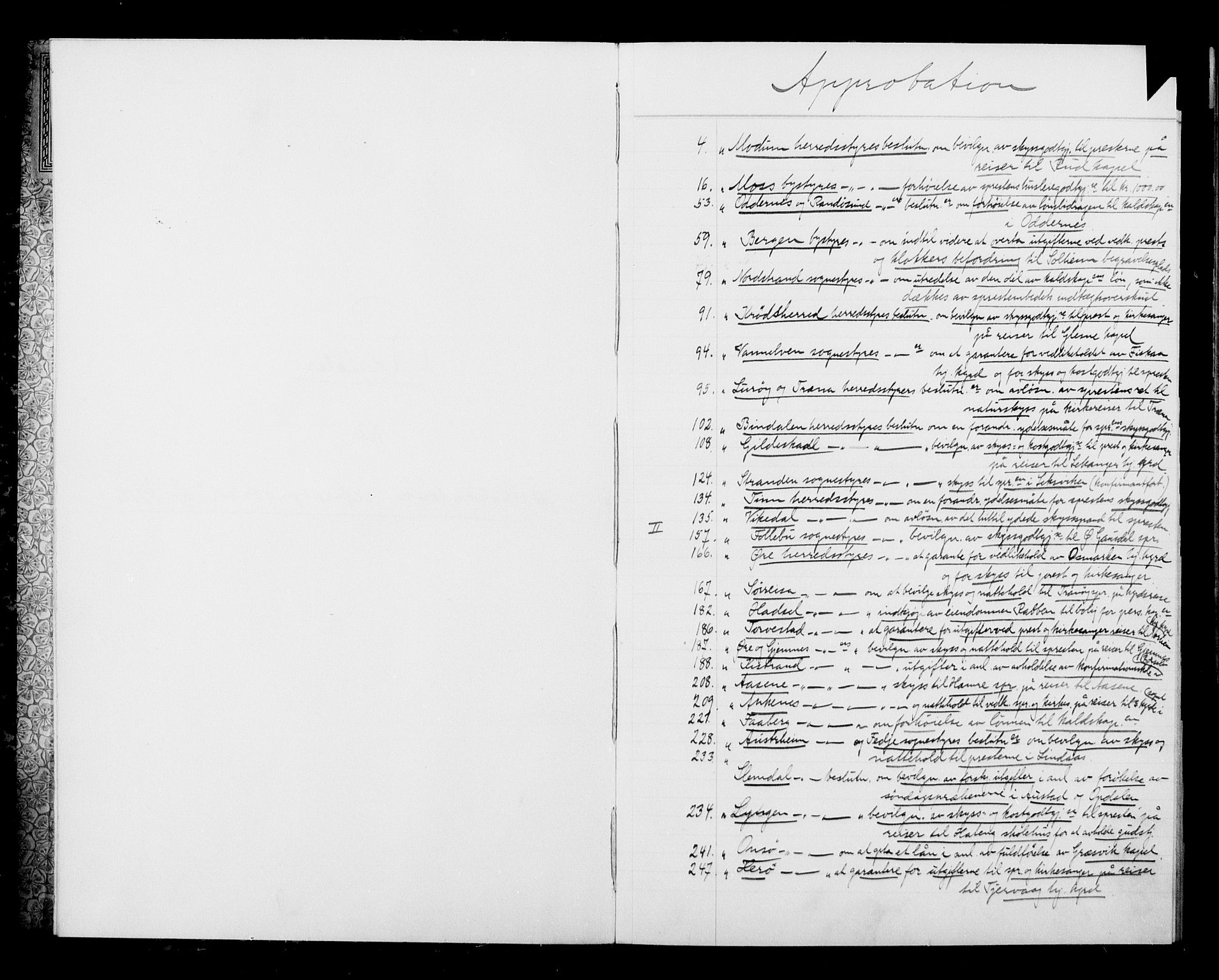 Kirke- og undervisningsdepartementet, Kontoret  for kirke og geistlighet A, AV/RA-S-1007/A/Aa/L0321: Register, 1916