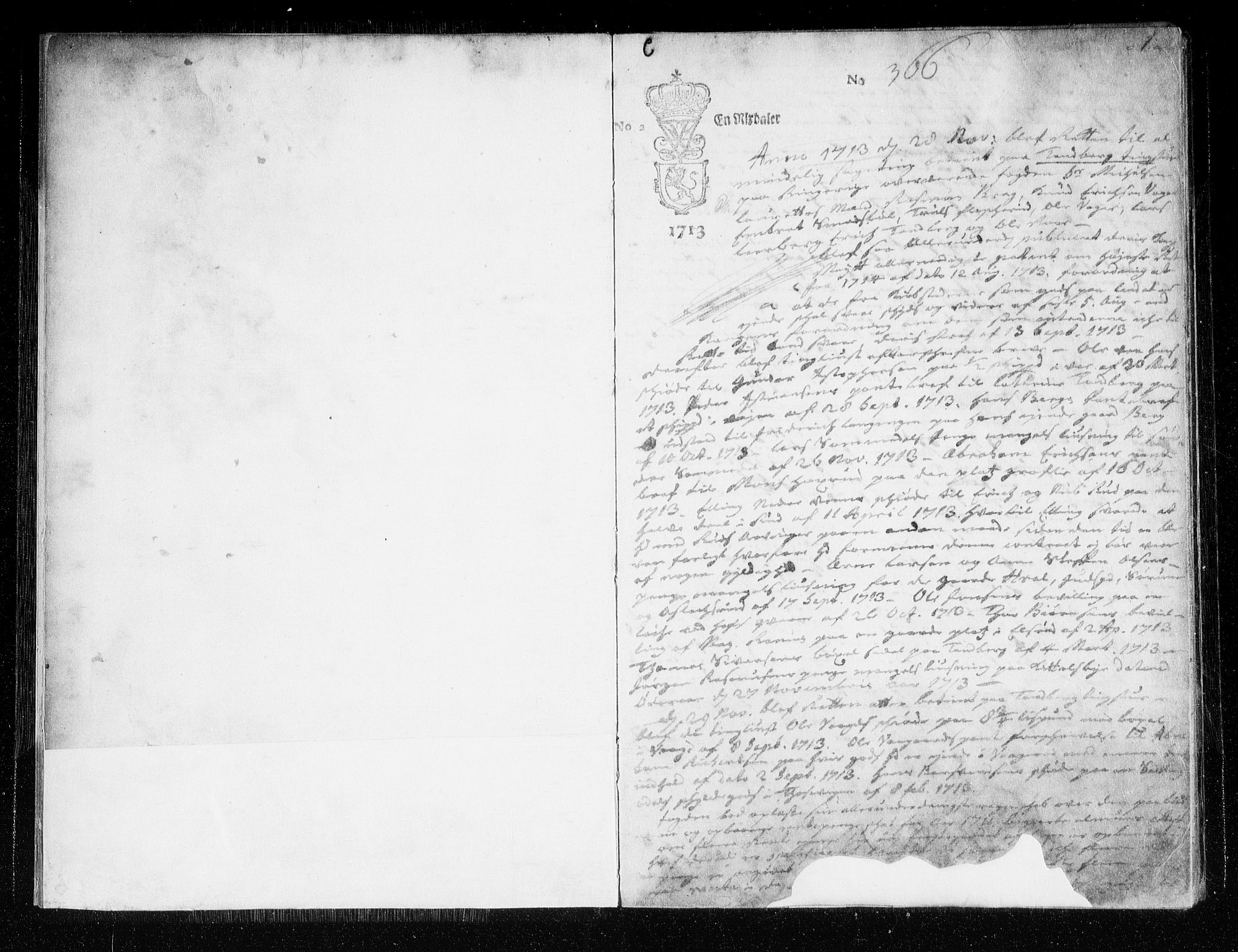 Ringerike og Hallingdal sorenskriveri, SAKO/A-81/F/Fa/Faa/L0027: Tingbok, 1713-1716, p. 1