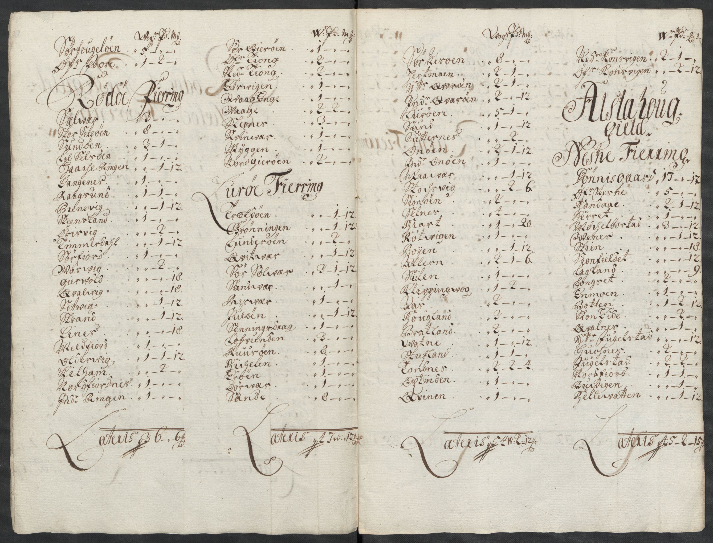 Rentekammeret inntil 1814, Reviderte regnskaper, Fogderegnskap, AV/RA-EA-4092/R65/L4508: Fogderegnskap Helgeland, 1702-1705, p. 316