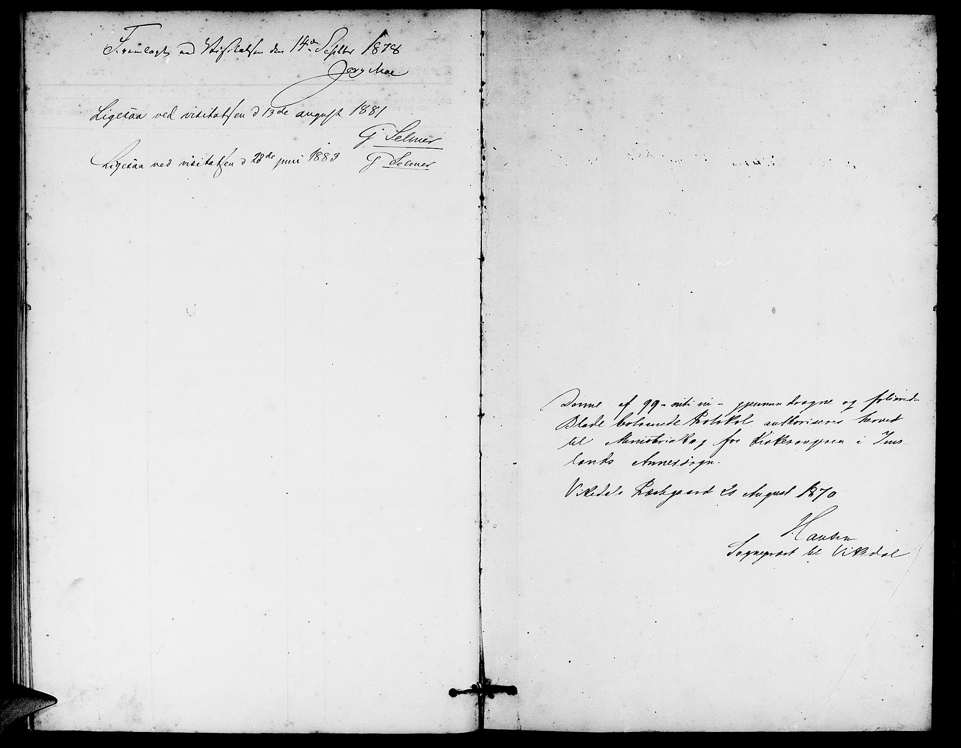 Vikedal sokneprestkontor, SAST/A-101840/01/V: Parish register (copy) no. B 4, 1868-1890