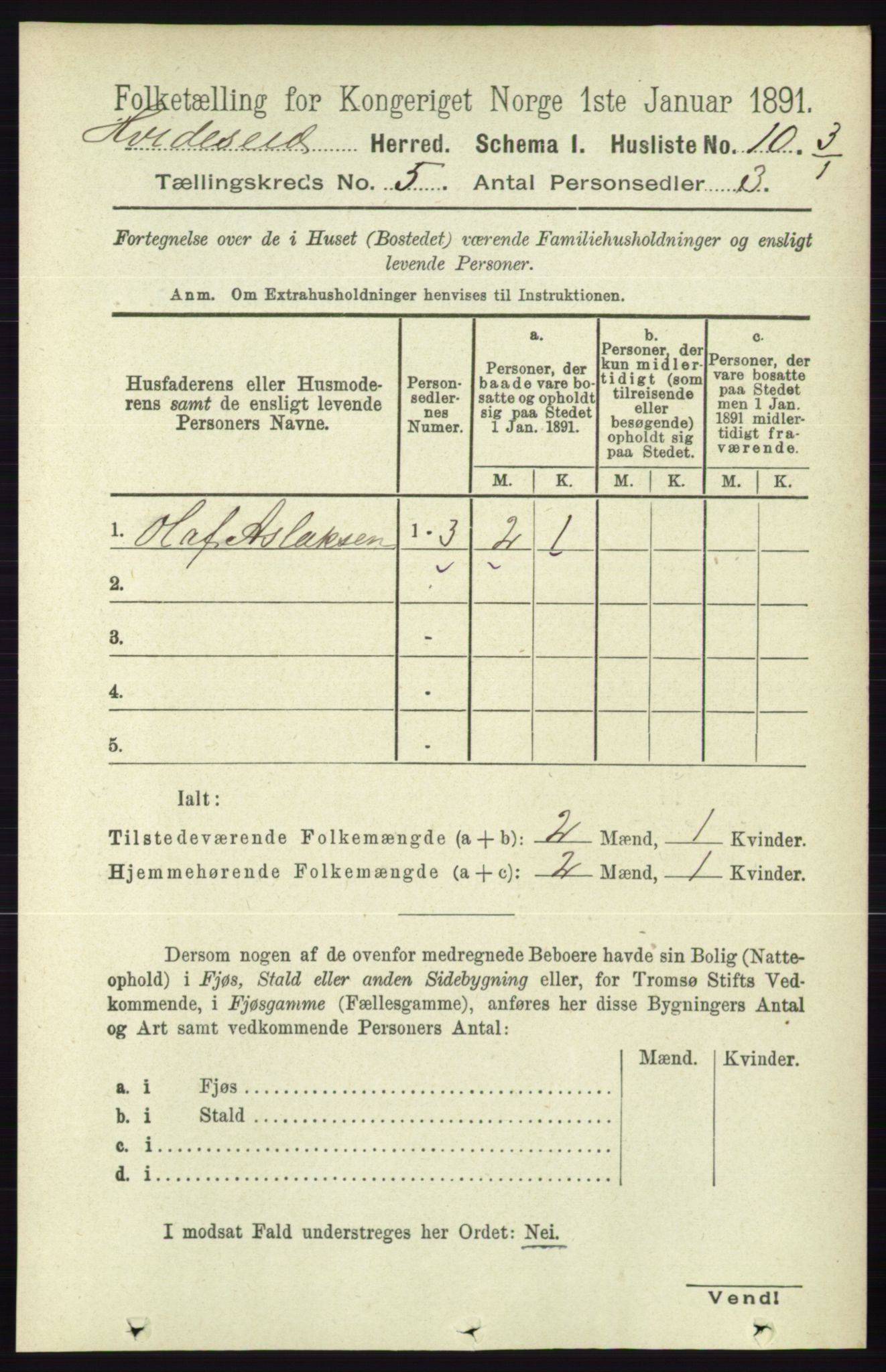 RA, 1891 census for 0829 Kviteseid, 1891, p. 870