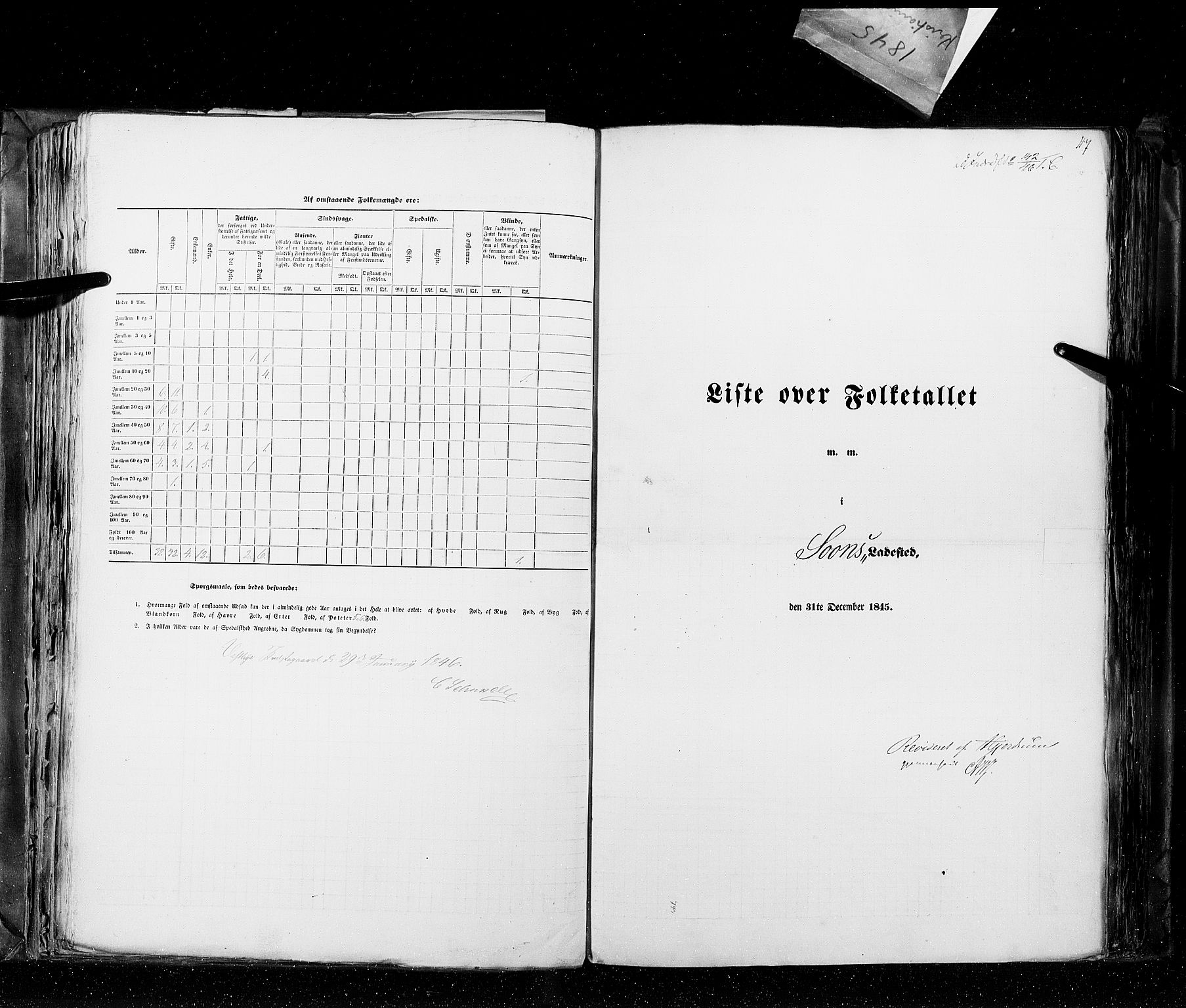 RA, Census 1845, vol. 10: Cities, 1845, p. 117