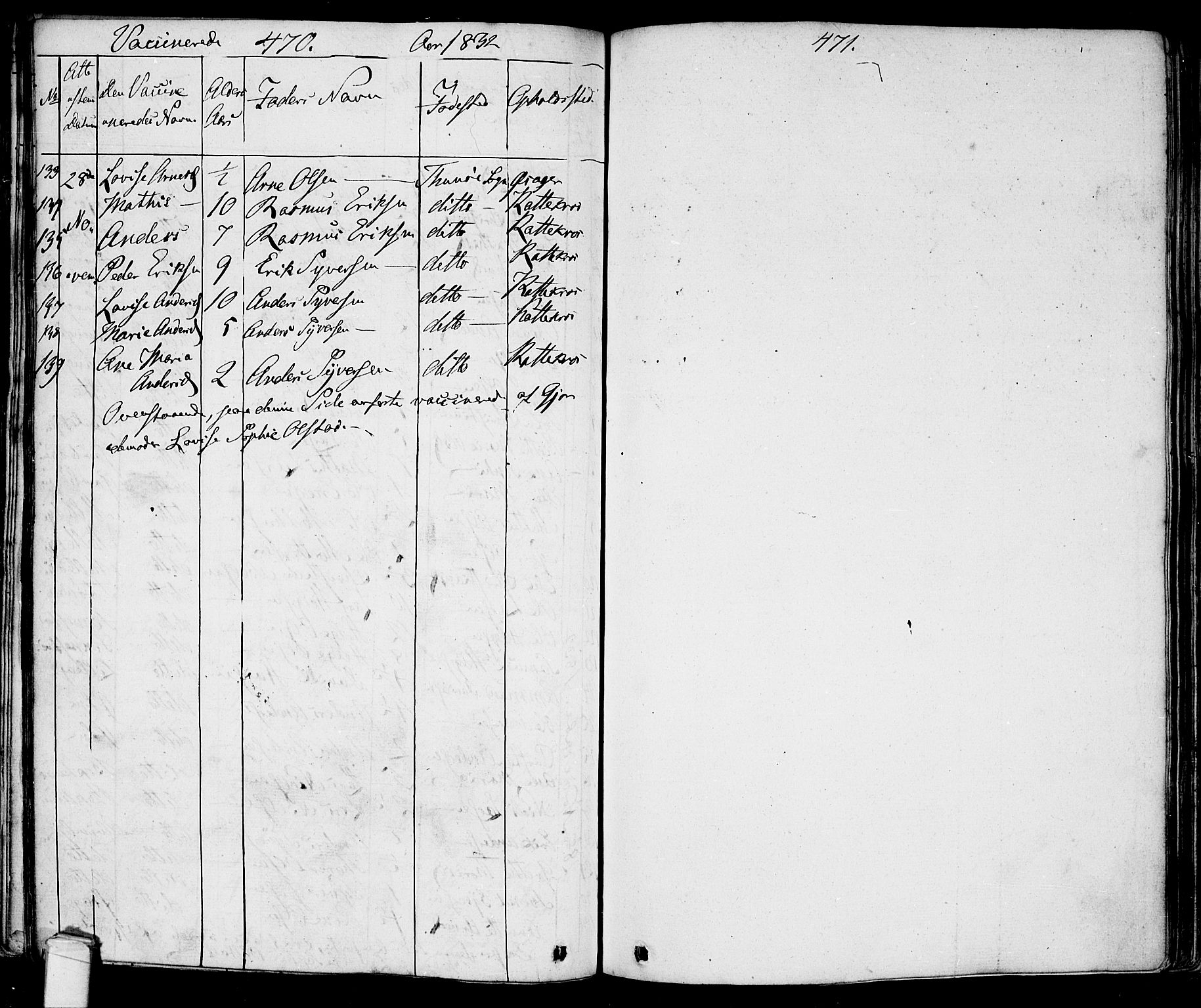 Tune prestekontor Kirkebøker, AV/SAO-A-2007/F/Fa/L0007: Parish register (official) no. 7, 1831-1837, p. 470-471