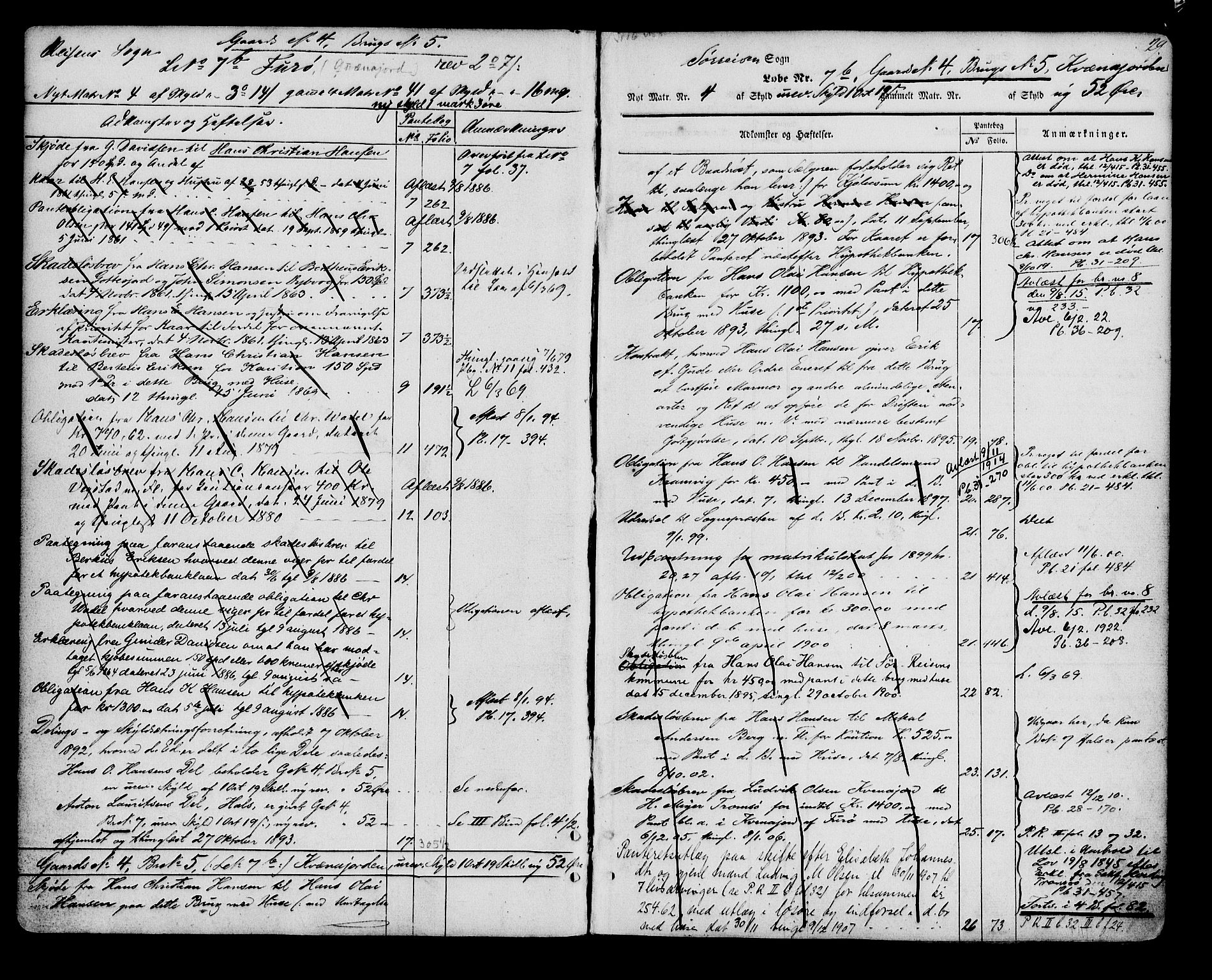Senja sorenskriveri 1855-, SATØ/S-0048/1/H/Hb/L0031: Mortgage register no. 31, p. 29