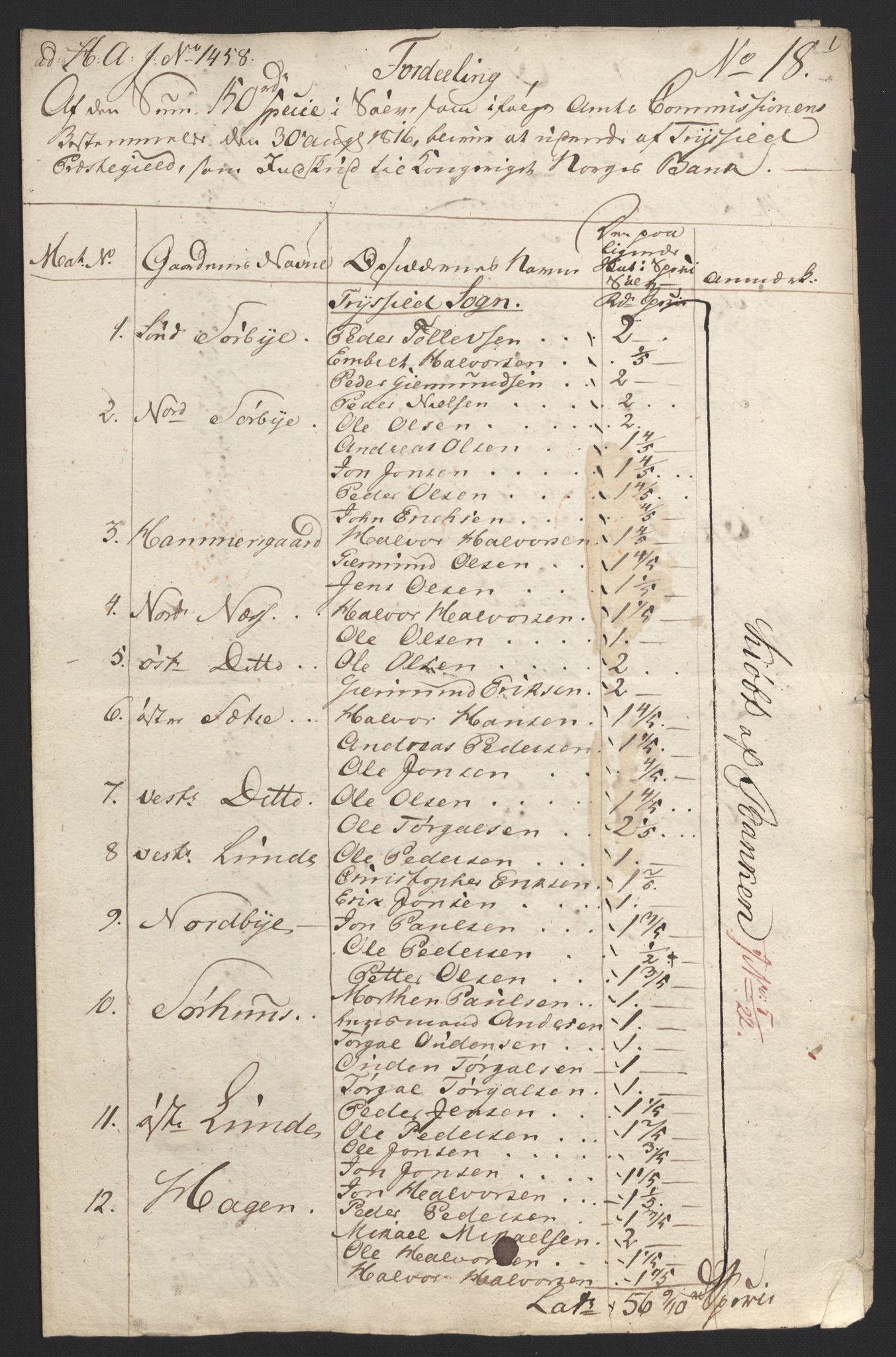 Sølvskatten 1816, NOBA/SOLVSKATTEN/A/L0012: Bind 13: Østerdalen fogderi, 1816, p. 44