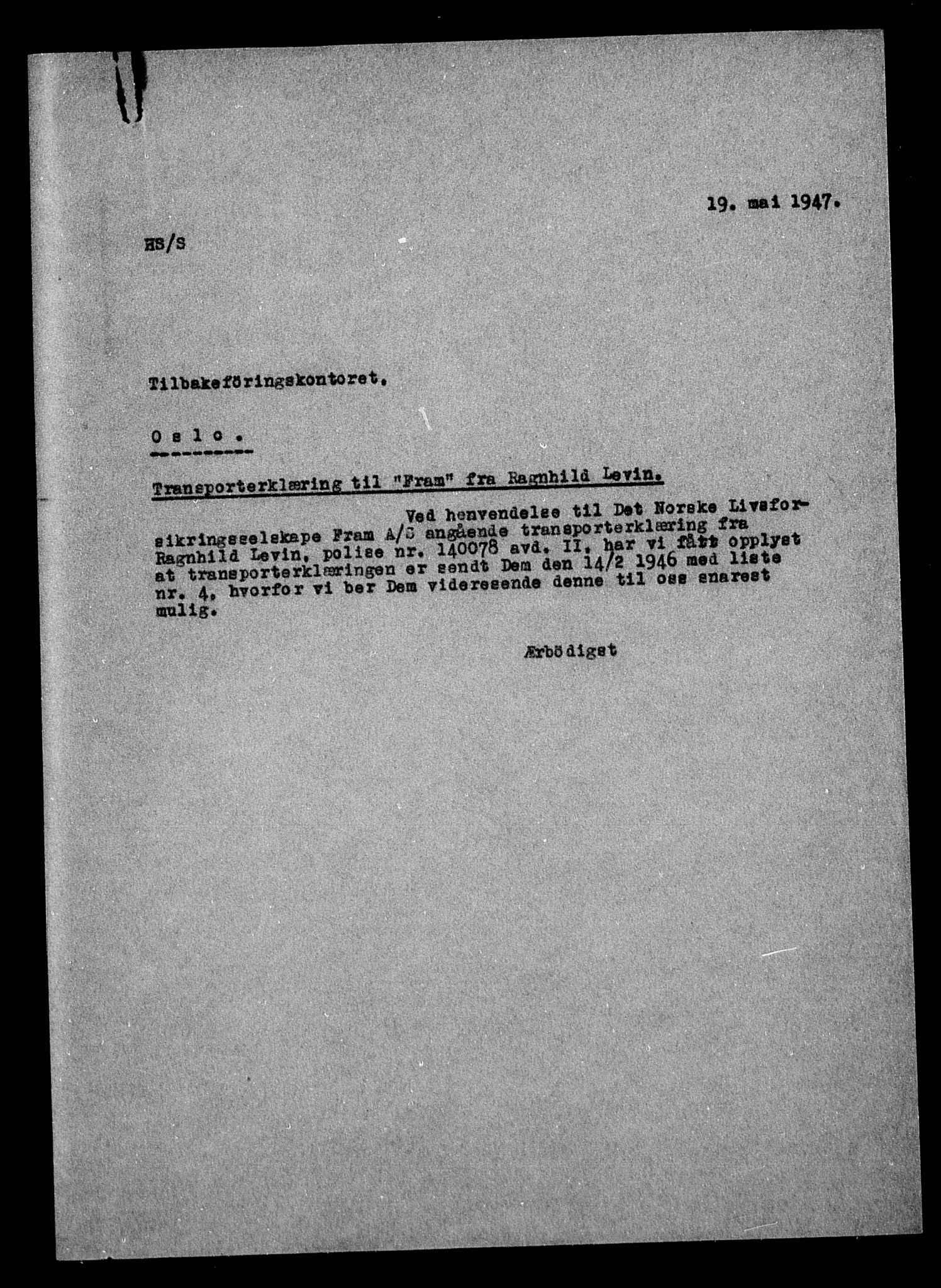 Justisdepartementet, Tilbakeføringskontoret for inndratte formuer, AV/RA-S-1564/H/Hc/Hcb/L0914: --, 1945-1947, p. 384