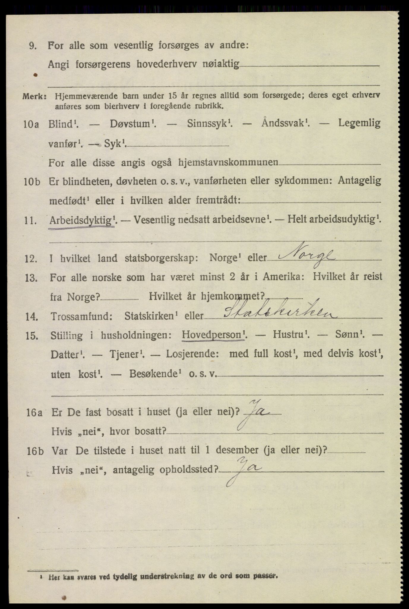 SAH, 1920 census for Grue, 1920, p. 6948