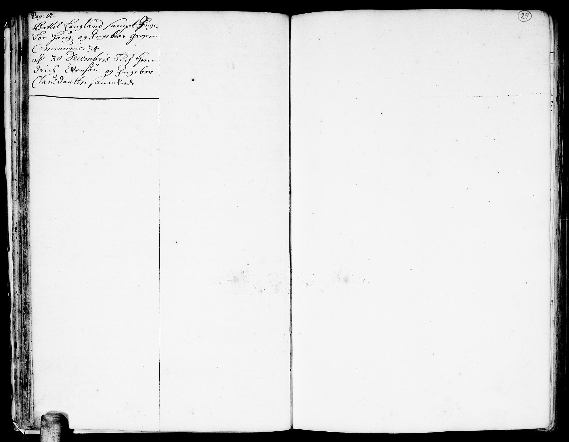 Ullensaker prestekontor Kirkebøker, AV/SAO-A-10236a/F/Fa/L0001: Parish register (official) no. I 1, 1689-1701, p. 29