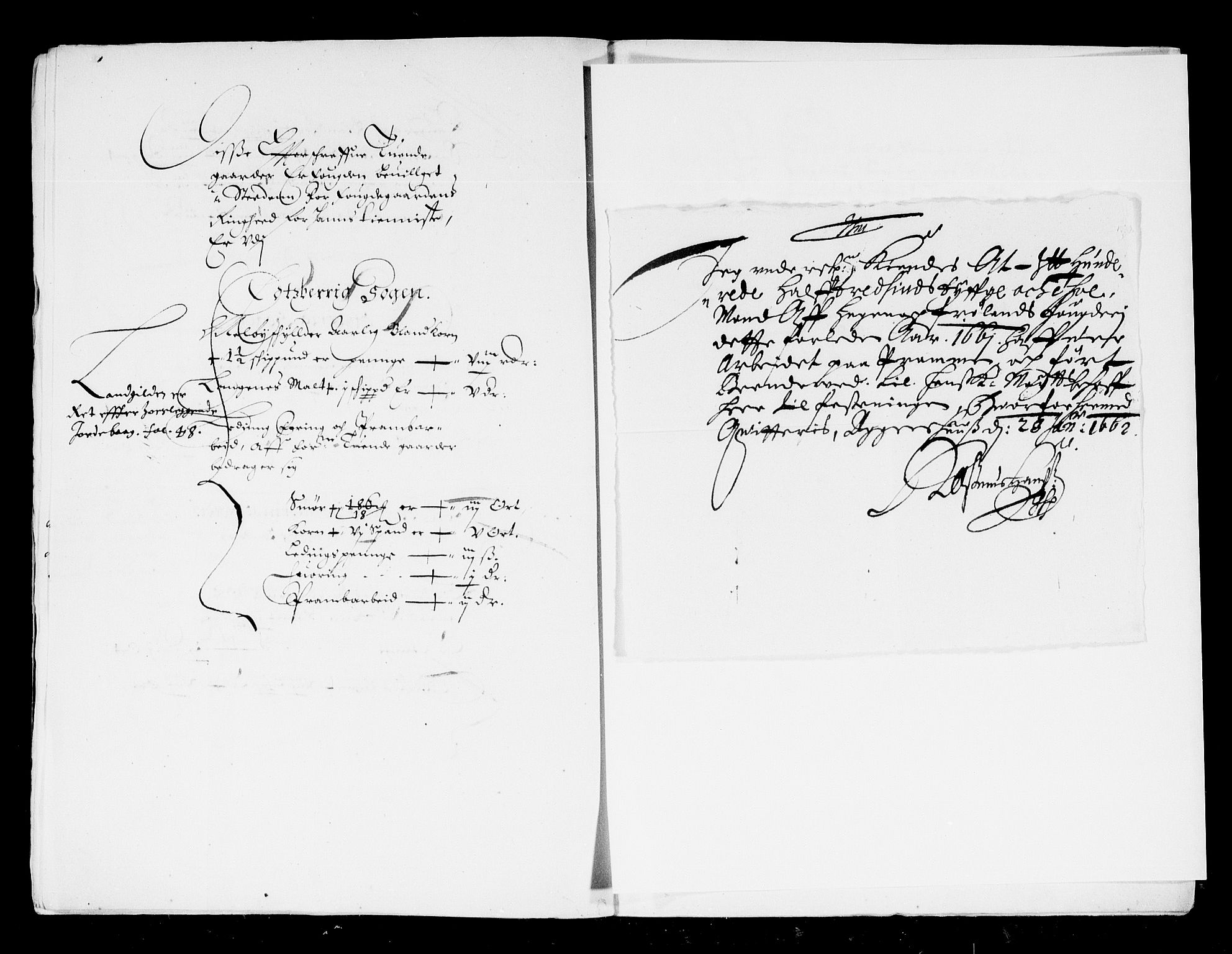 Rentekammeret inntil 1814, Reviderte regnskaper, Stiftamtstueregnskaper, Landkommissariatet på Akershus og Akershus stiftamt, AV/RA-EA-5869/R/Ra/L0004: Landkommissariatet på Akershus, 1661