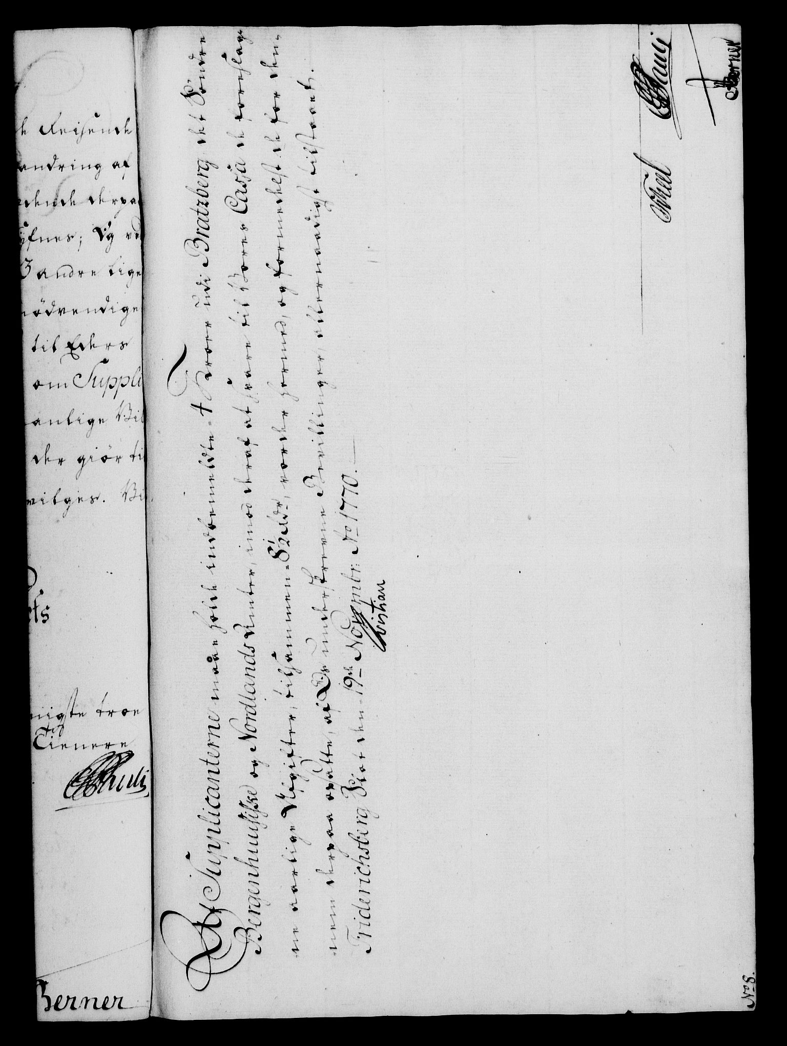 Rentekammeret, Kammerkanselliet, RA/EA-3111/G/Gf/Gfa/L0052: Norsk relasjons- og resolusjonsprotokoll (merket RK 52.52), 1770, p. 336