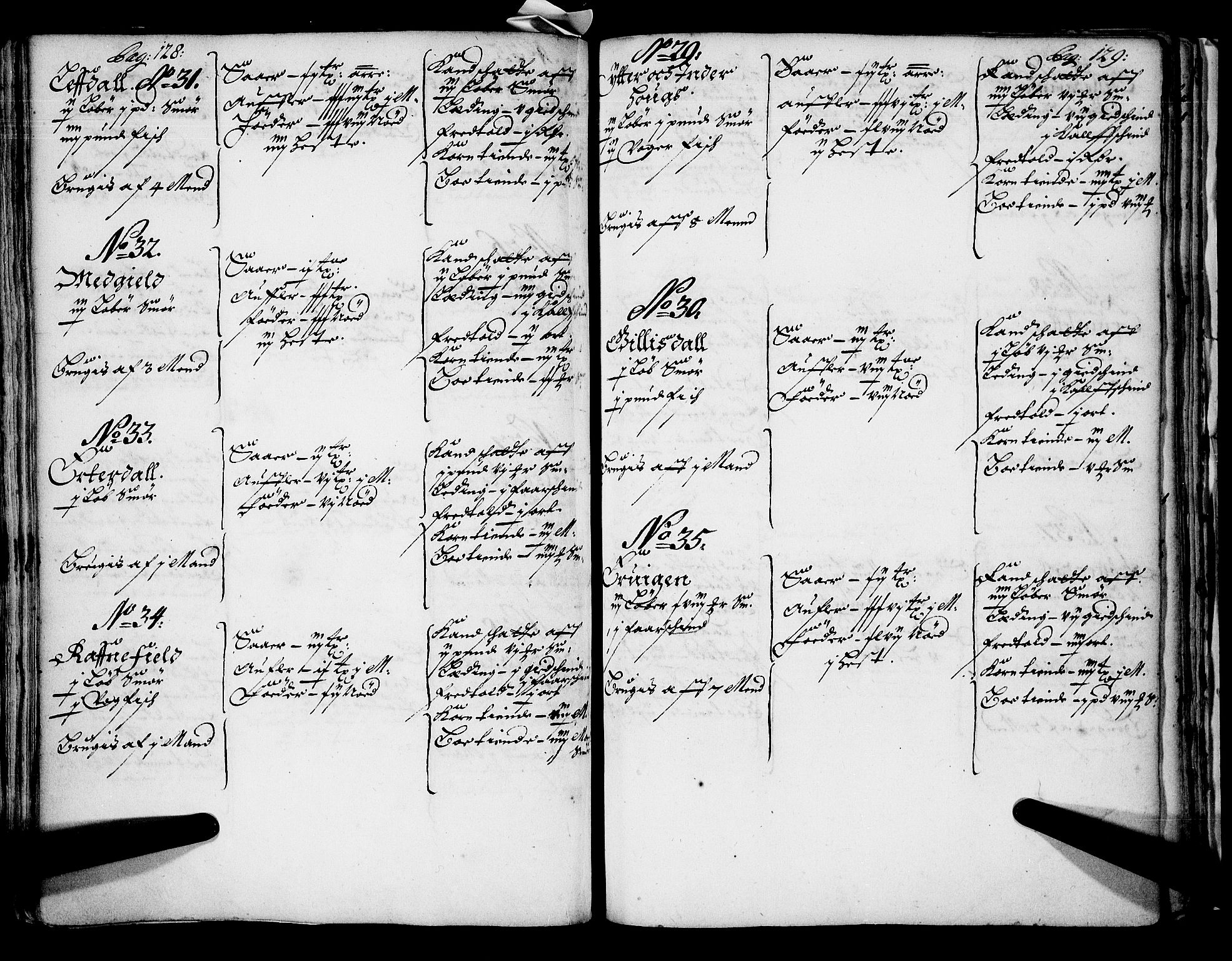 Rentekammeret inntil 1814, Realistisk ordnet avdeling, AV/RA-EA-4070/N/Nb/Nba/L0044: Nordfjord fogderi, 1667, p. 128-129