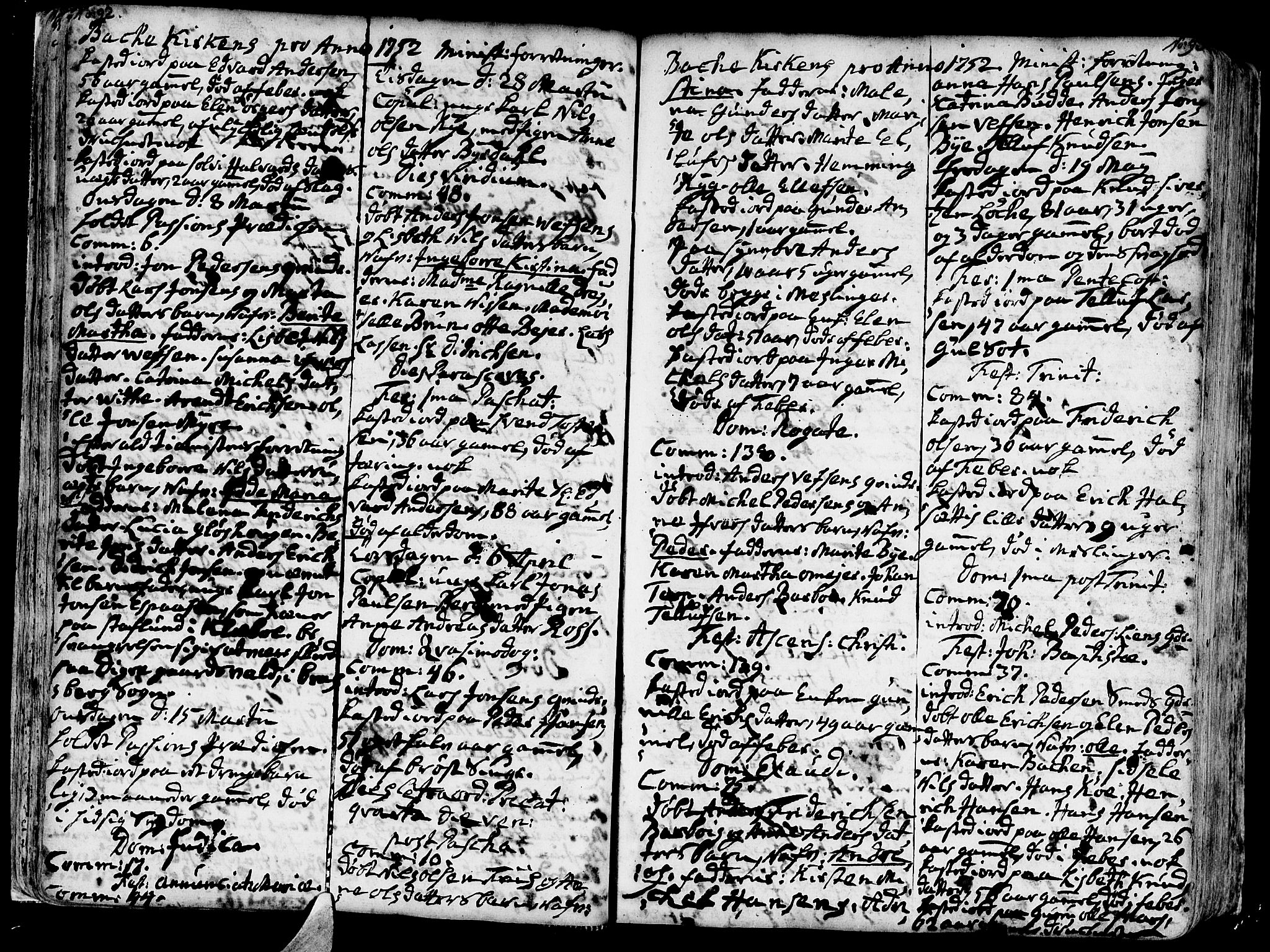 Ministerialprotokoller, klokkerbøker og fødselsregistre - Sør-Trøndelag, SAT/A-1456/606/L0276: Parish register (official) no. 606A01 /2, 1727-1779, p. 92-93