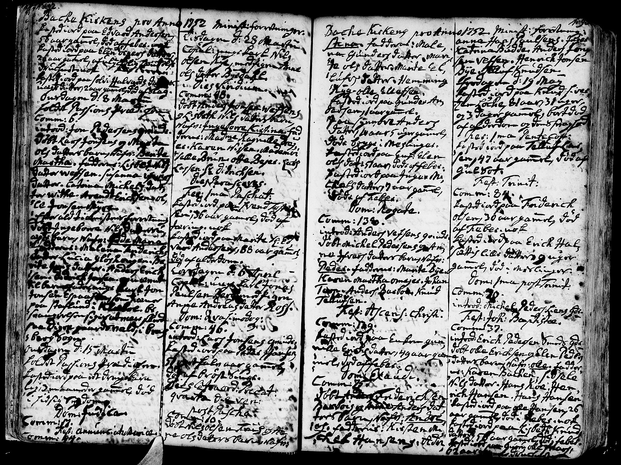 Ministerialprotokoller, klokkerbøker og fødselsregistre - Sør-Trøndelag, AV/SAT-A-1456/606/L0276: Parish register (official) no. 606A01 /2, 1727-1779, p. 92-93