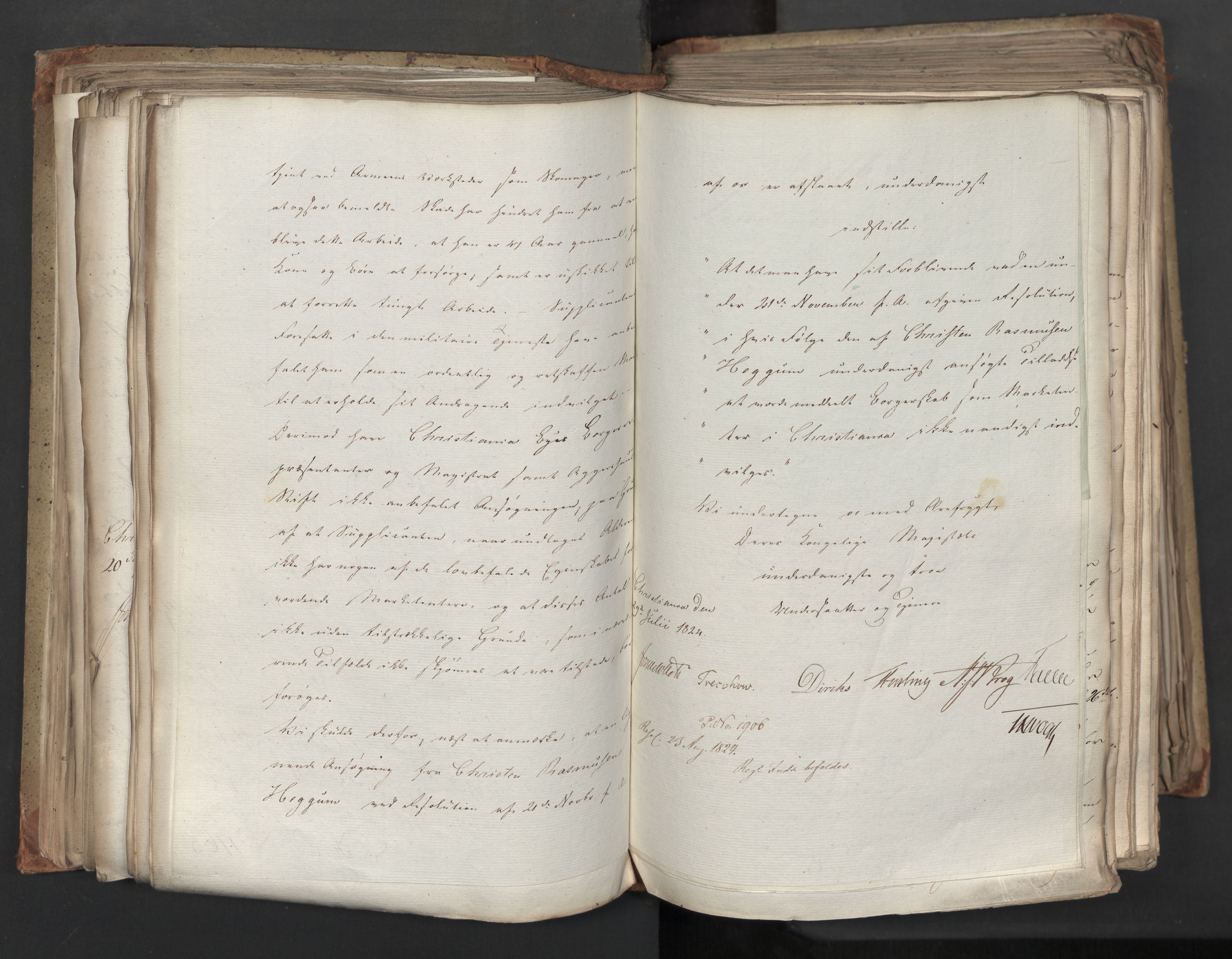Statsrådsavdelingen i Stockholm, AV/RA-S-1003/D/Da/L0039: Regjeringsinnstillinger nr. 1661-1946, 1824, p. 256