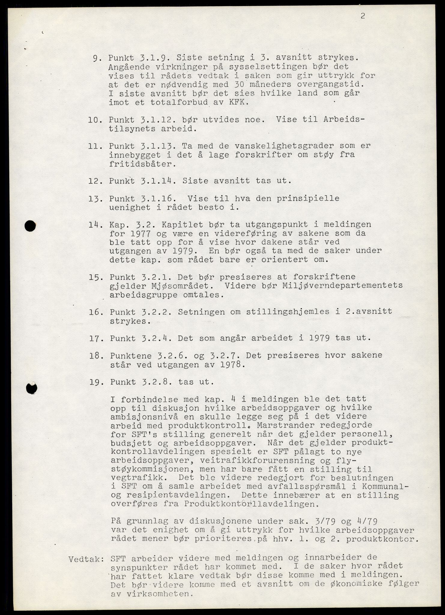 Statens forurensningstilsyn, hovedkontoret, AV/RA-S-4136/1/A/Ab/L0004: Produktkontrollrådet - Innkalling og referater, 1979