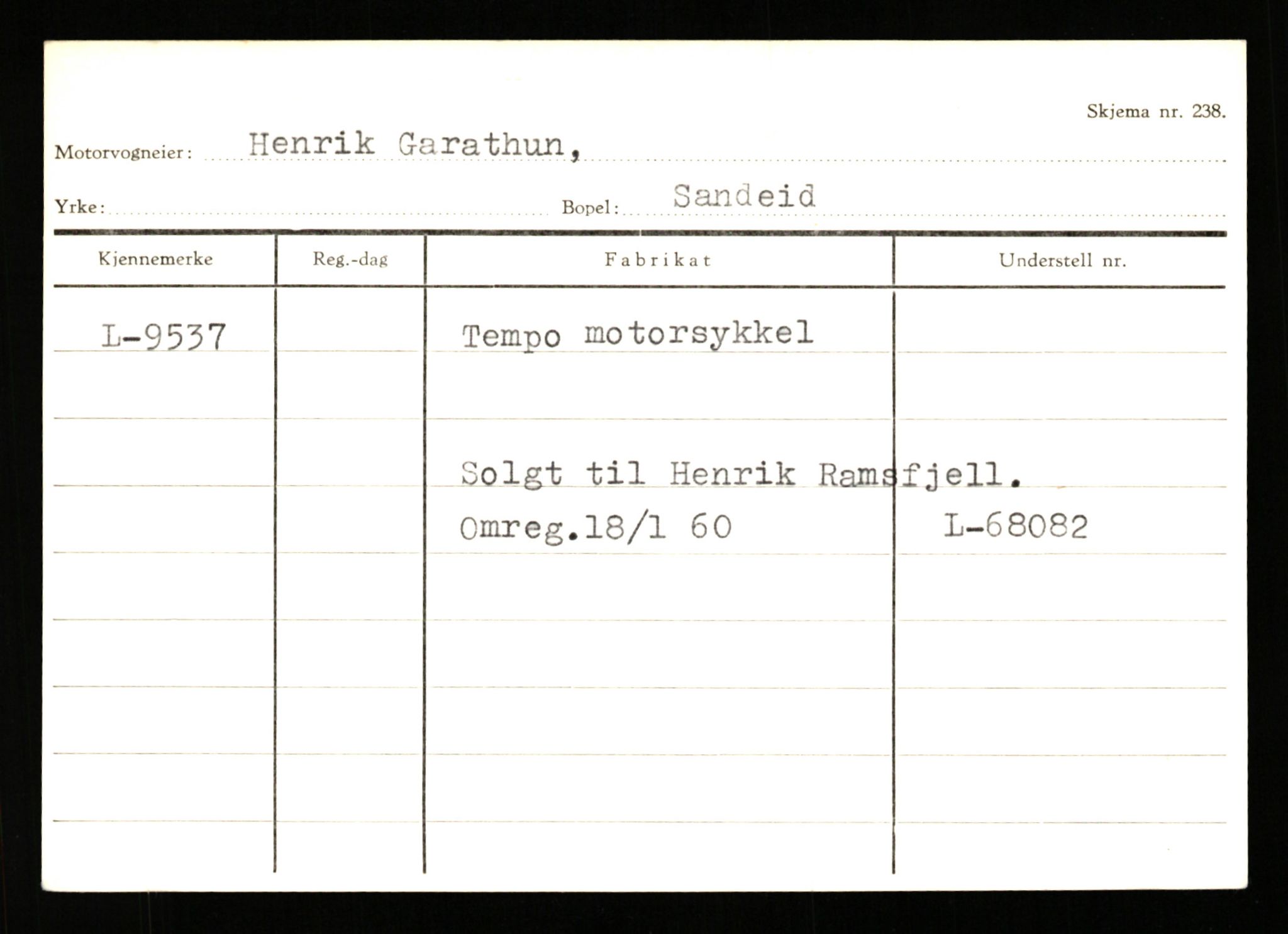 Stavanger trafikkstasjon, SAST/A-101942/0/G/L0002: Registreringsnummer: 5791 - 10405, 1930-1971, p. 2507