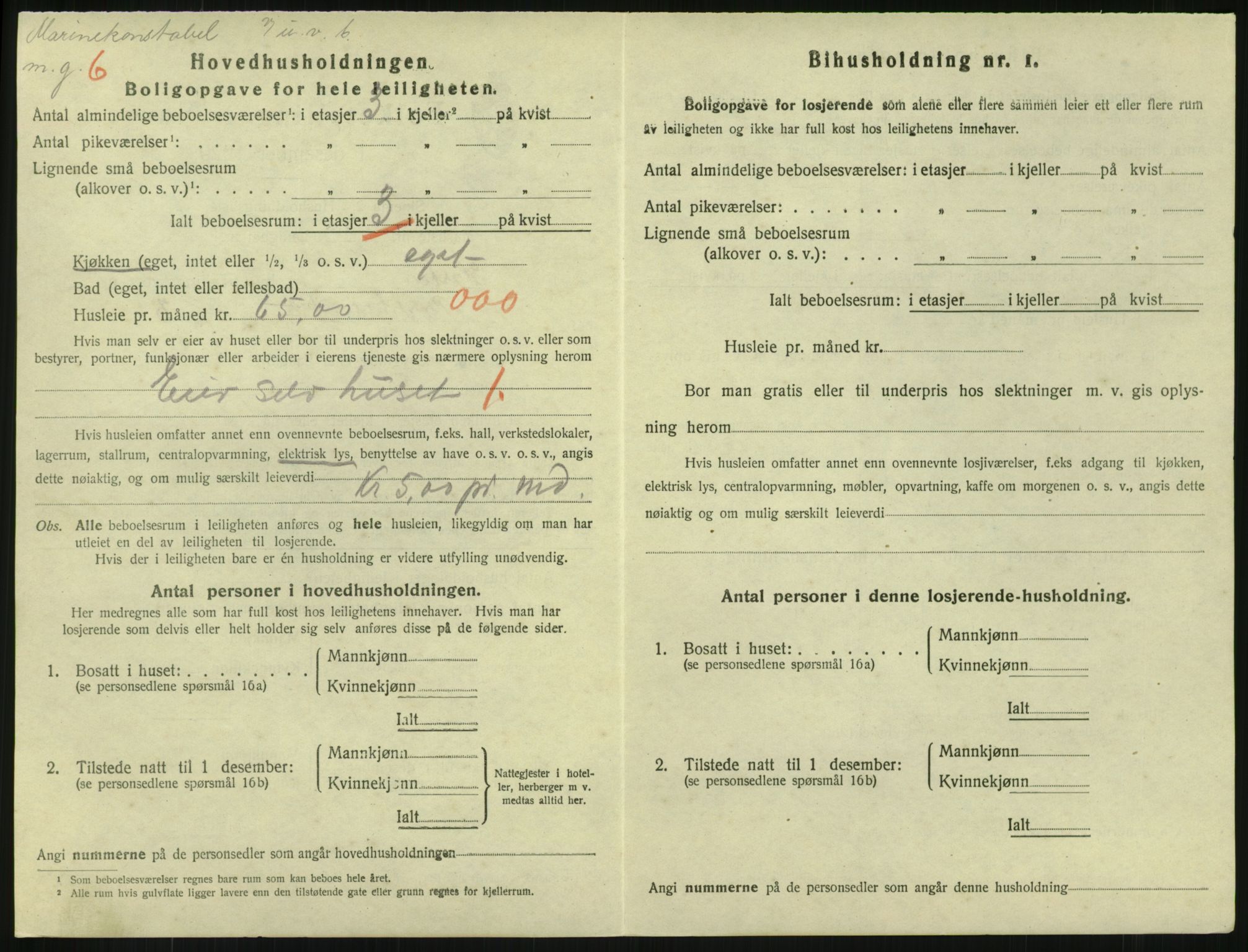 SAKO, 1920 census for Horten, 1920, p. 4700